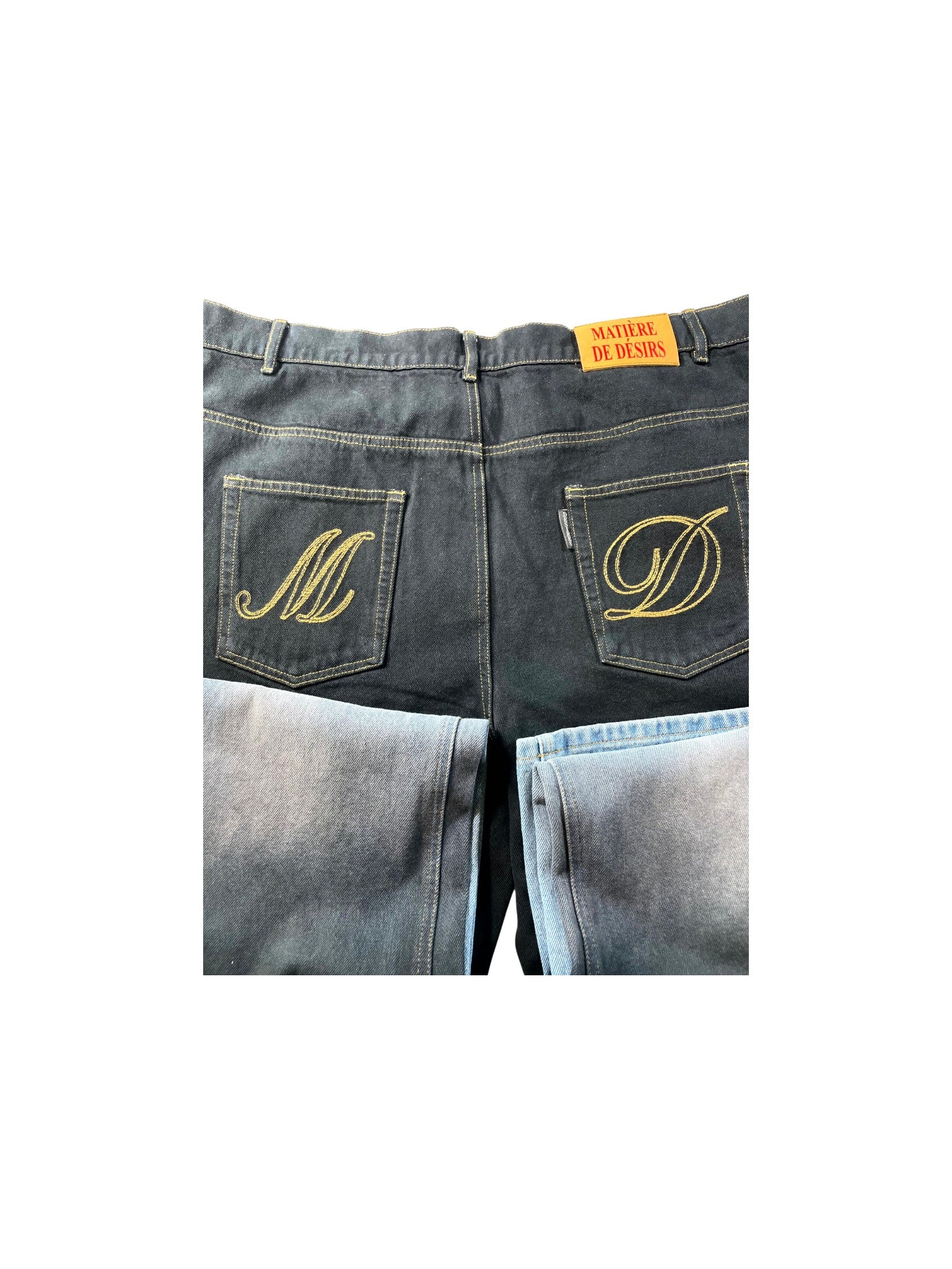 Matiere De Desires Black & Blue Ombre Jeans