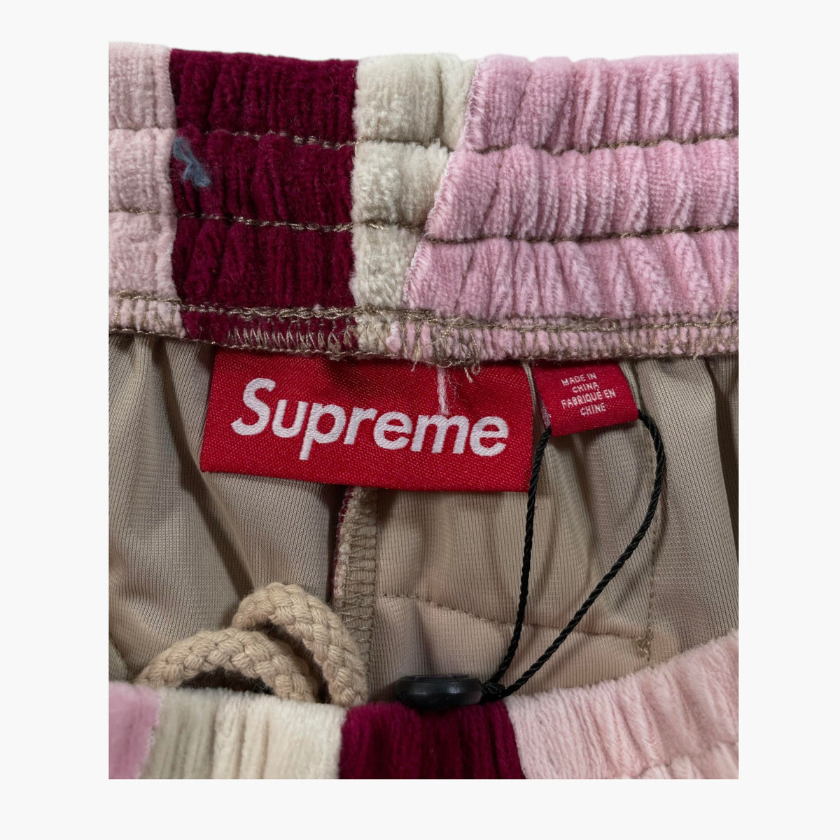 Supreme Velour Patchwork Shorts
