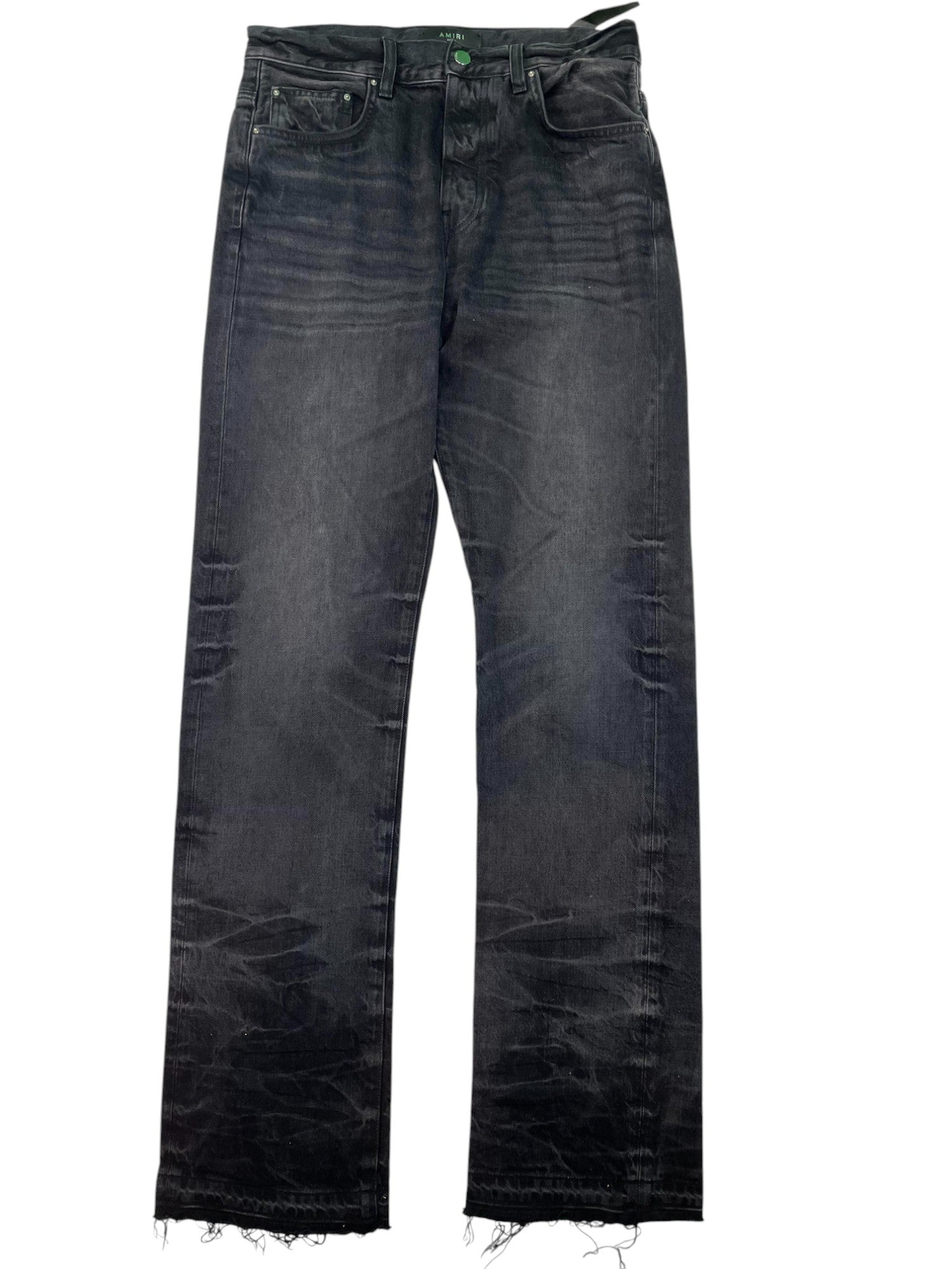 Amiri Thrasher Wide Leg Black Jeans