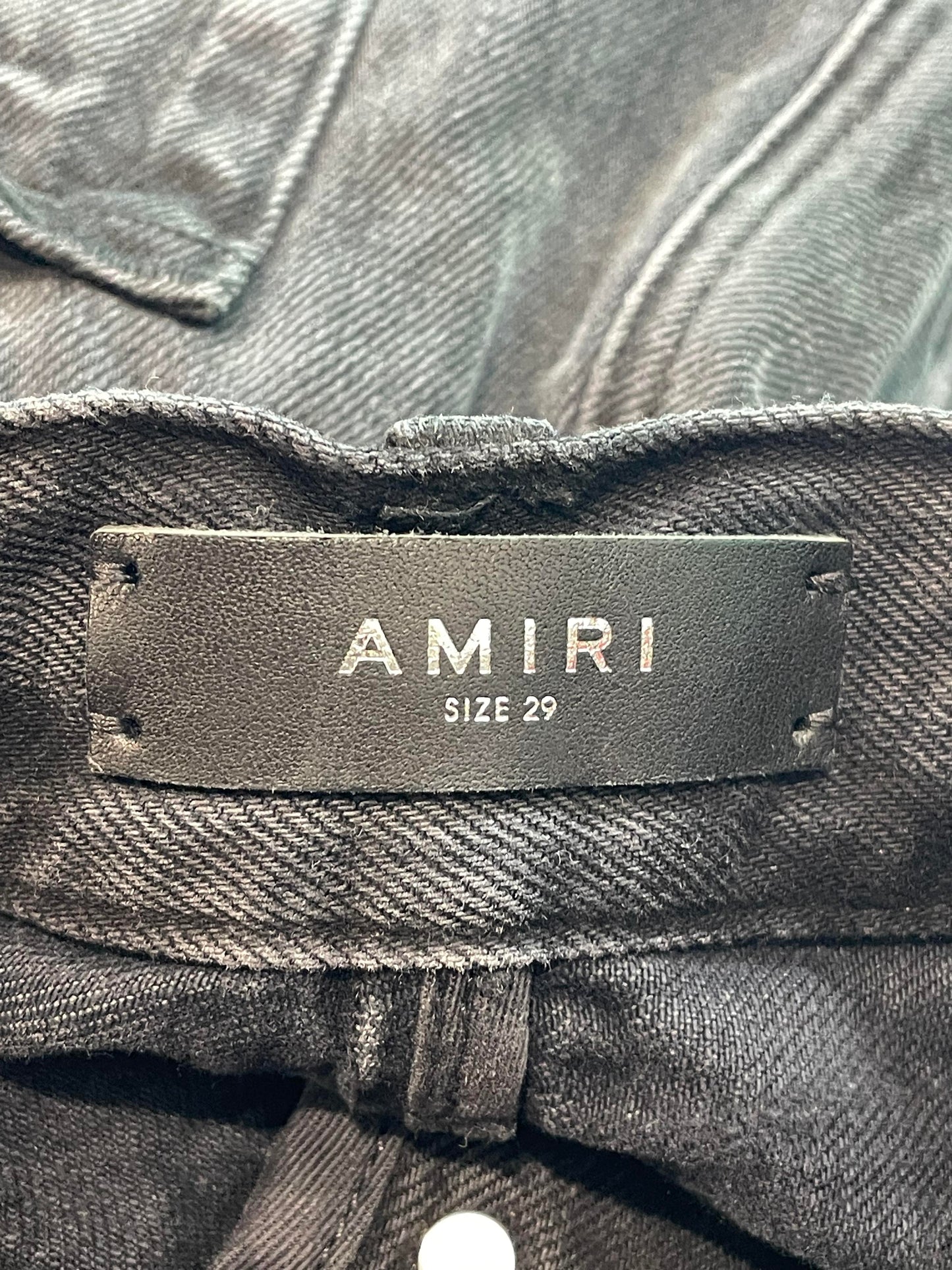 Amiri Thrasher Wide Leg Black Jeans