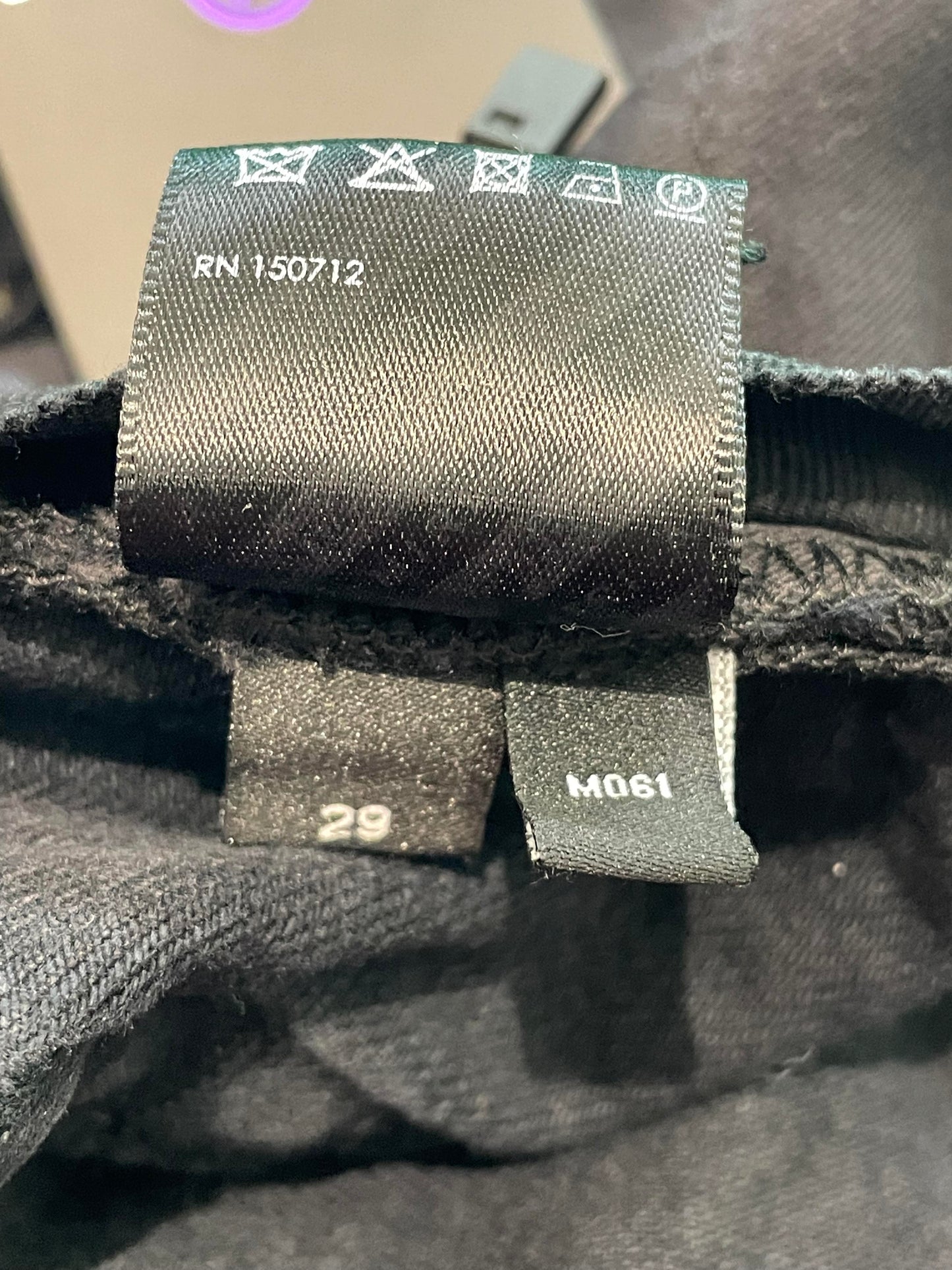 Amiri Thrasher Wide Leg Black Jeans
