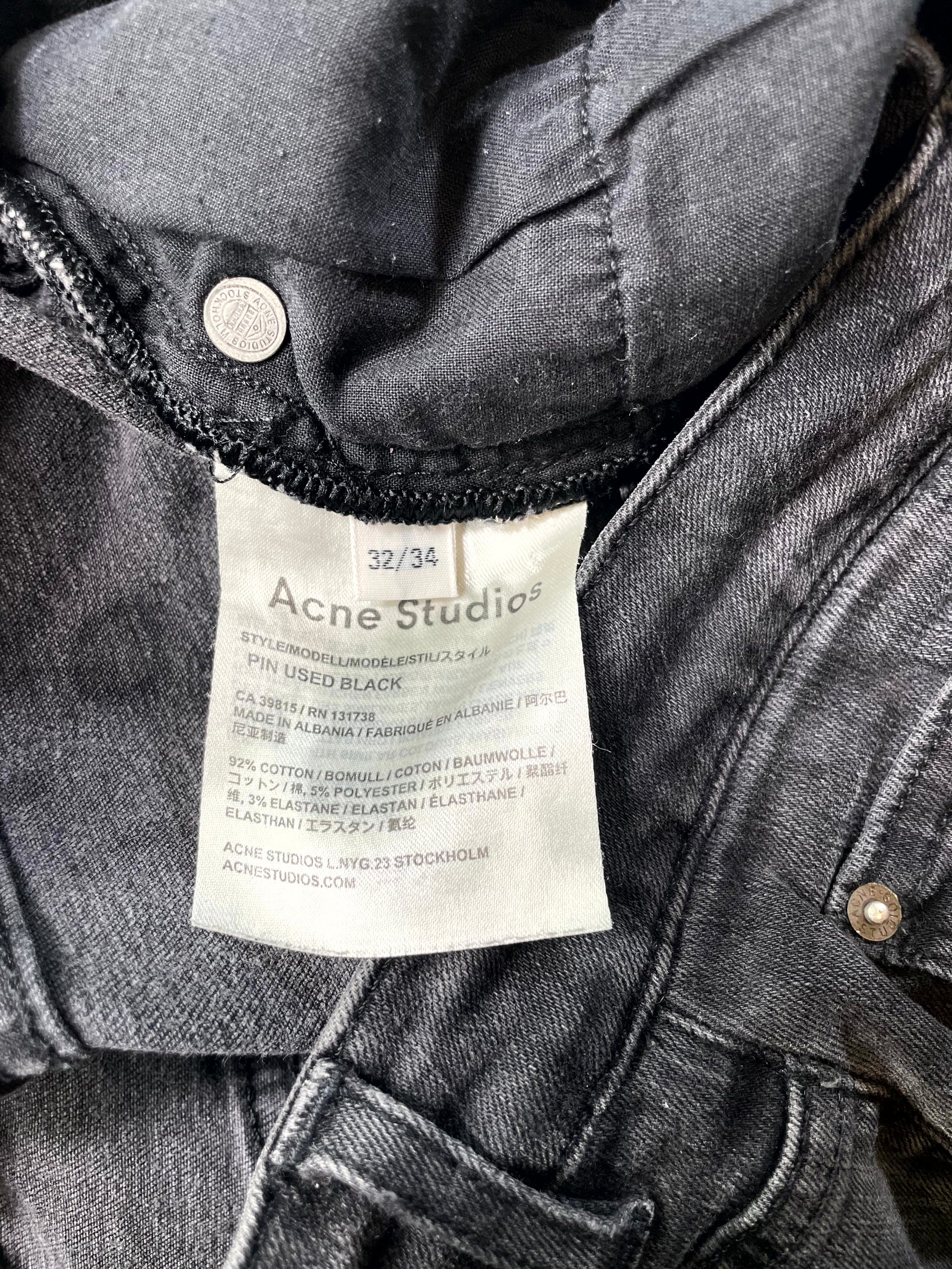 Acne Studios Plain (Women's) Grey Jeans