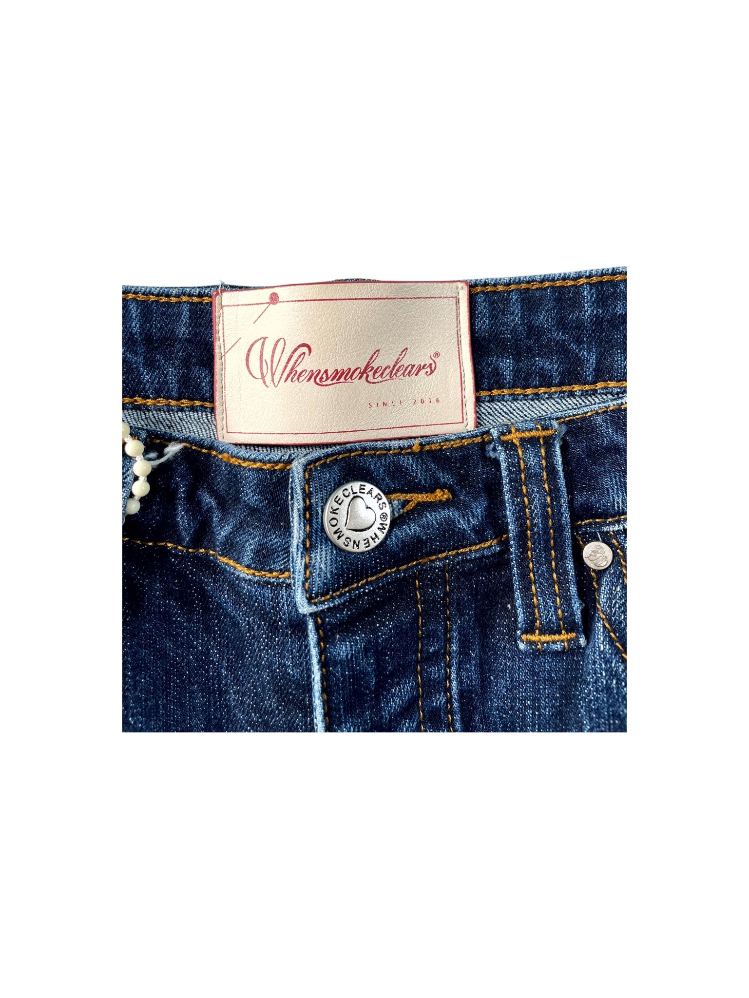 When Smoke Clears "Fumi Diamond" Dark Wash Jeans