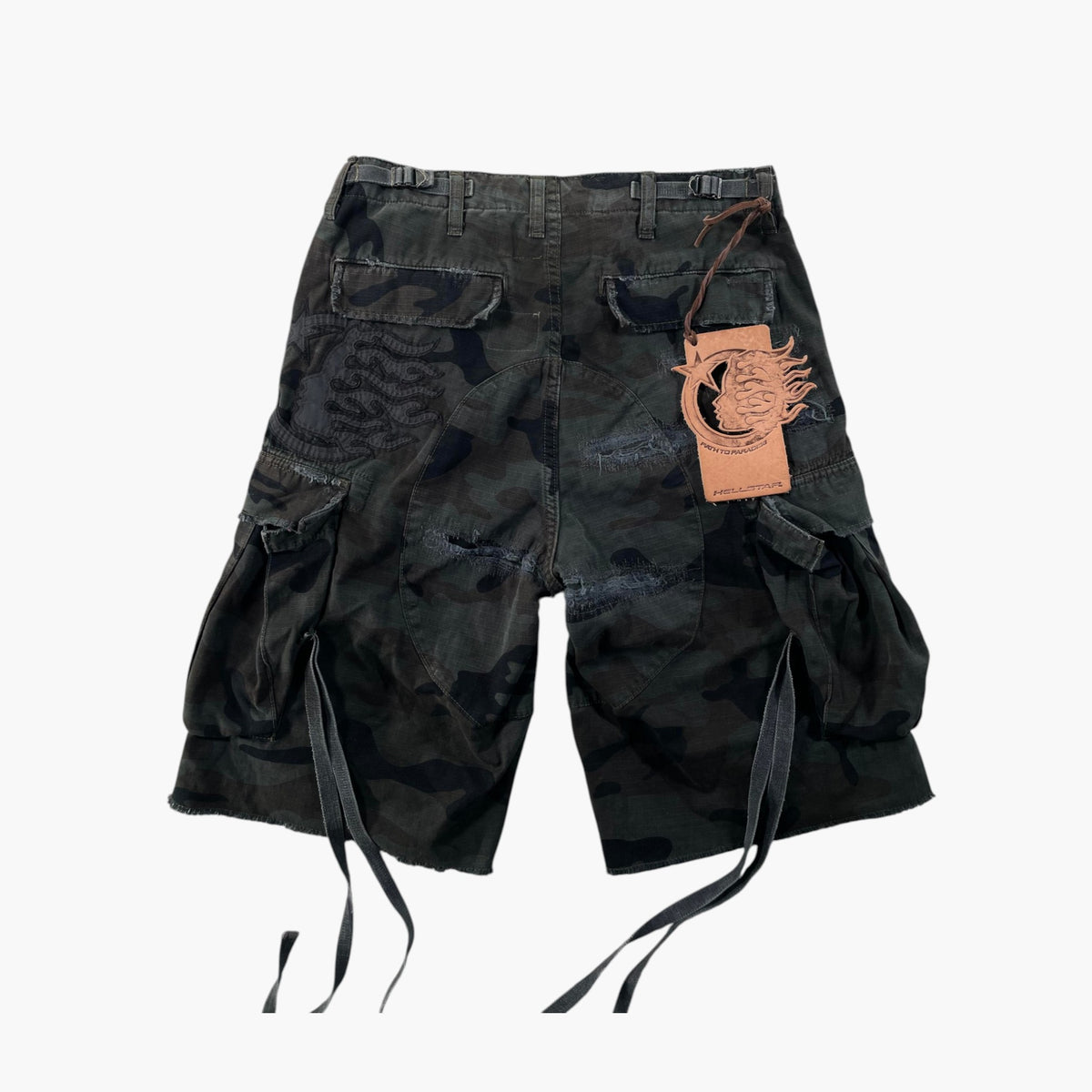 Hellstar Camo Cargo Shorts