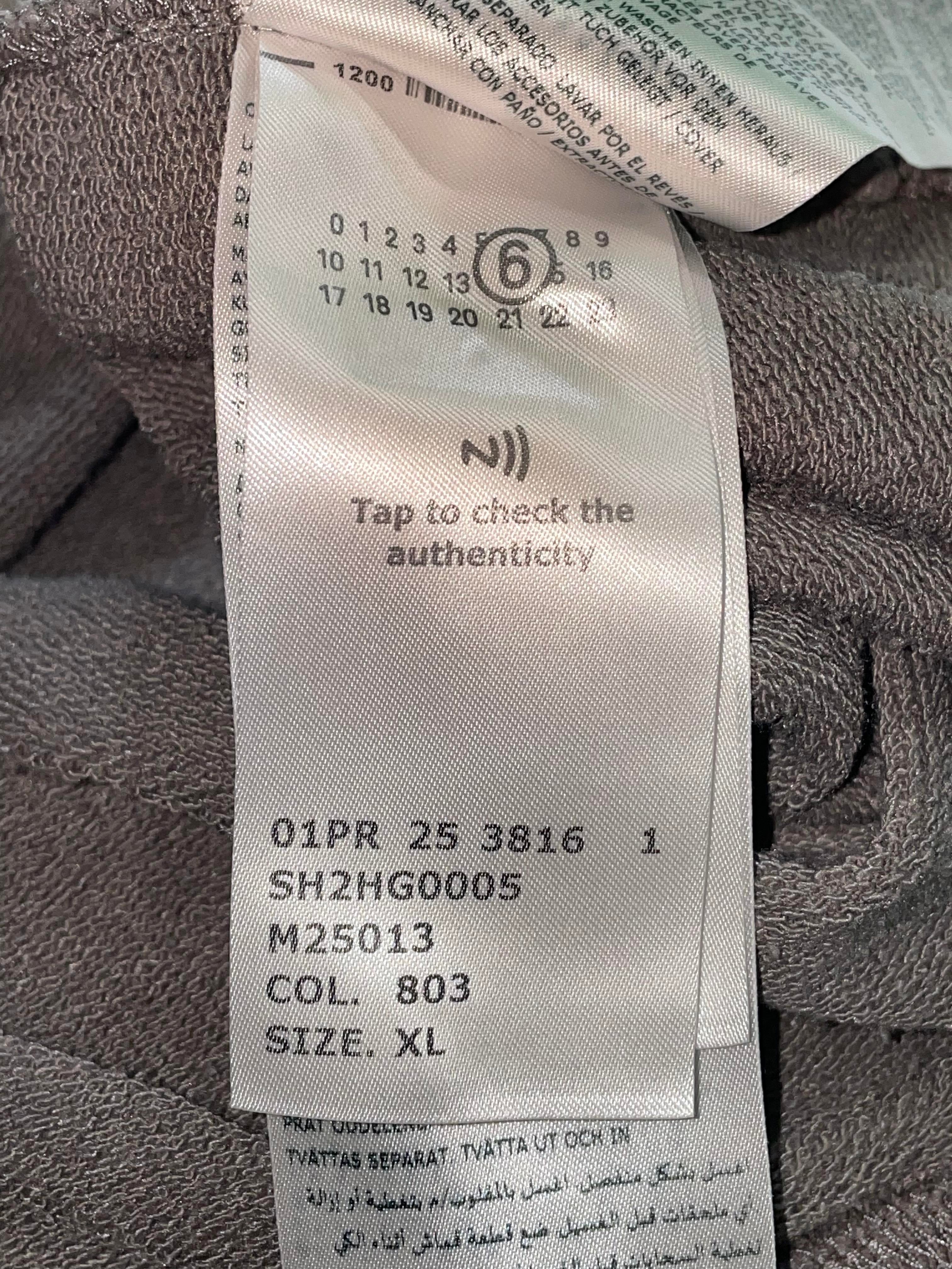 Maison Margiela 'Splatter' Grey Sleeveless Zip Up Hoodie