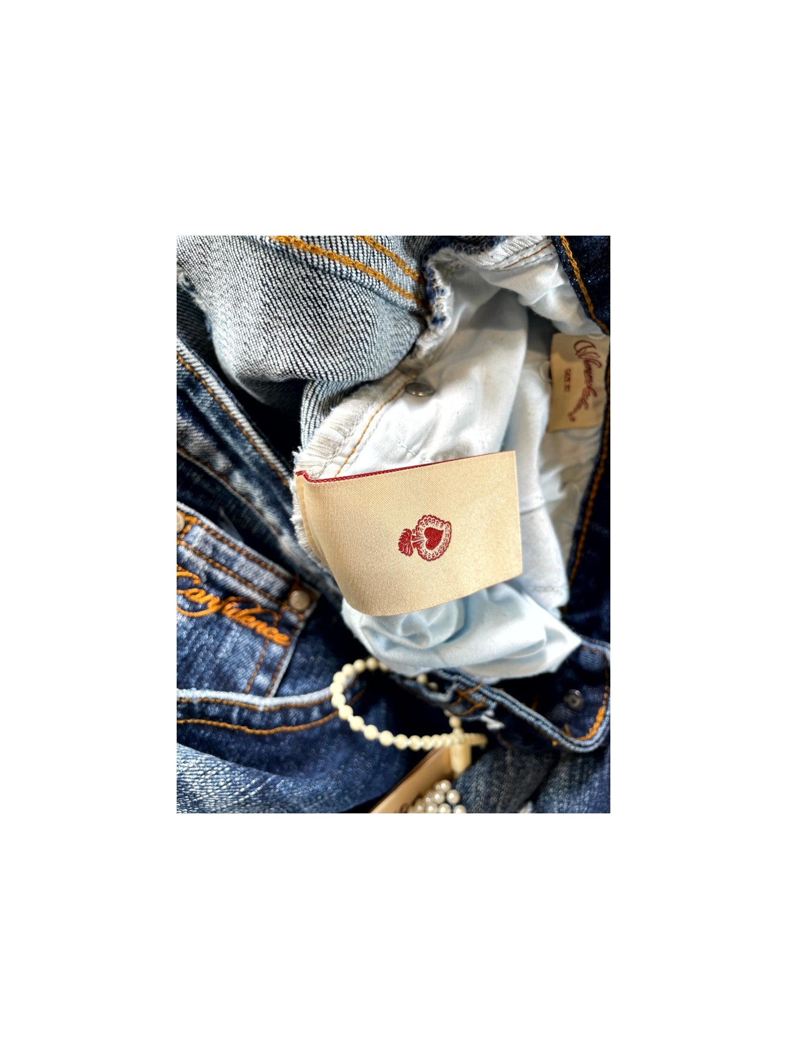 When Smoke Clears "Fumi Diamond" Dark Wash Jeans