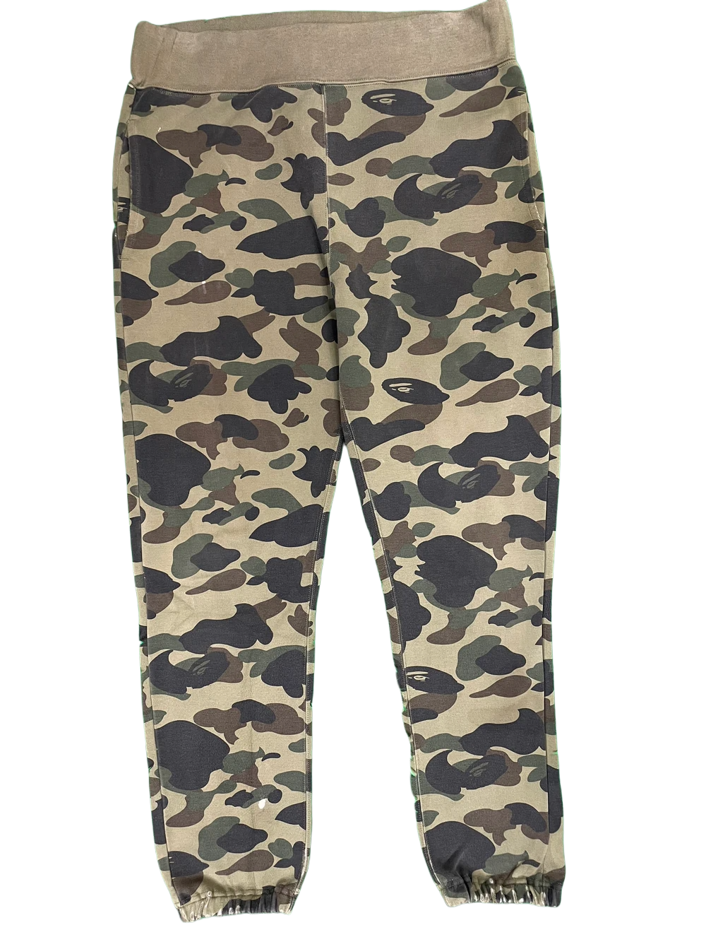 Bape Green Camo Sweats