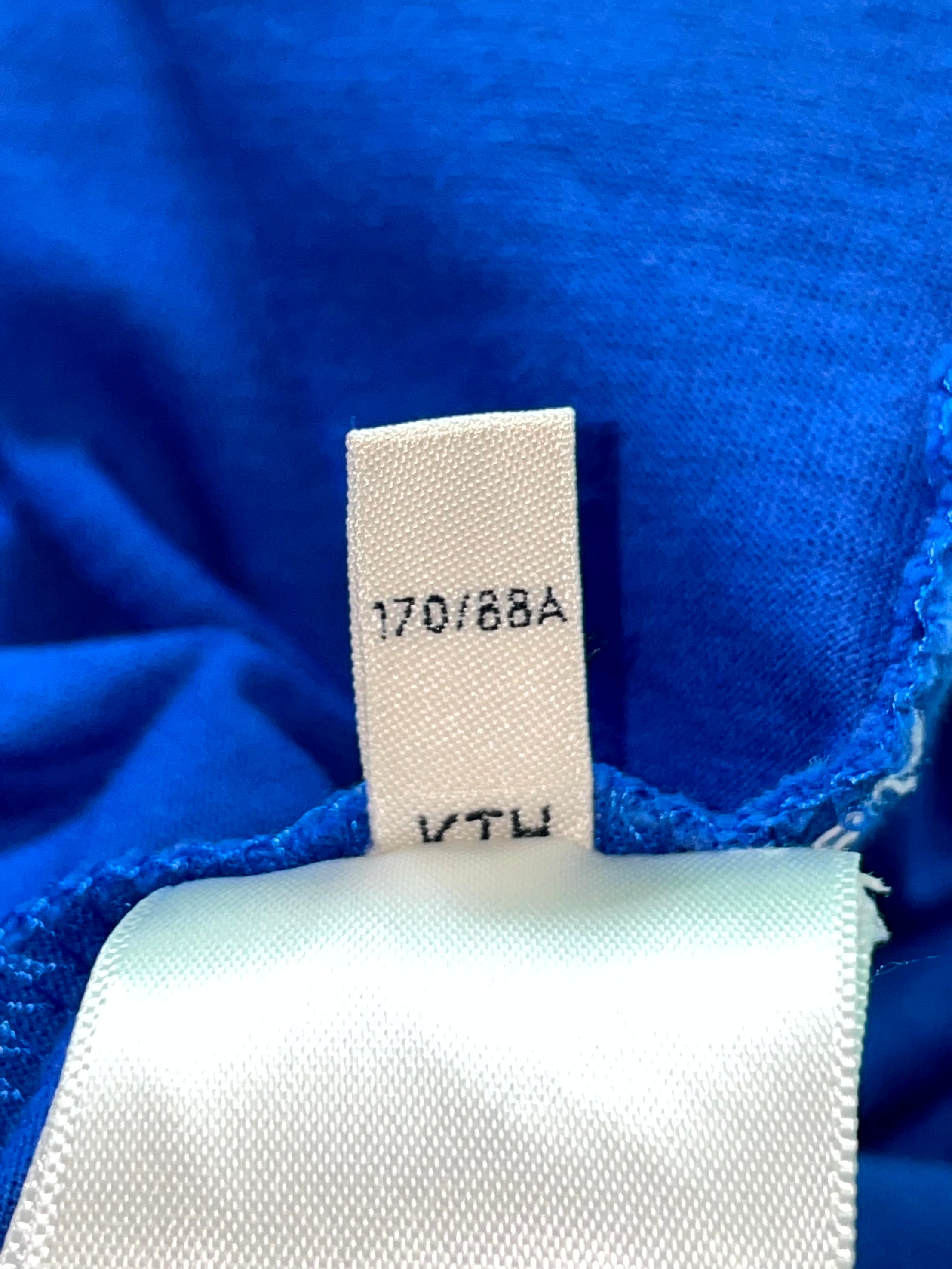 Celine "Spellout Logo" Blue & White Tee