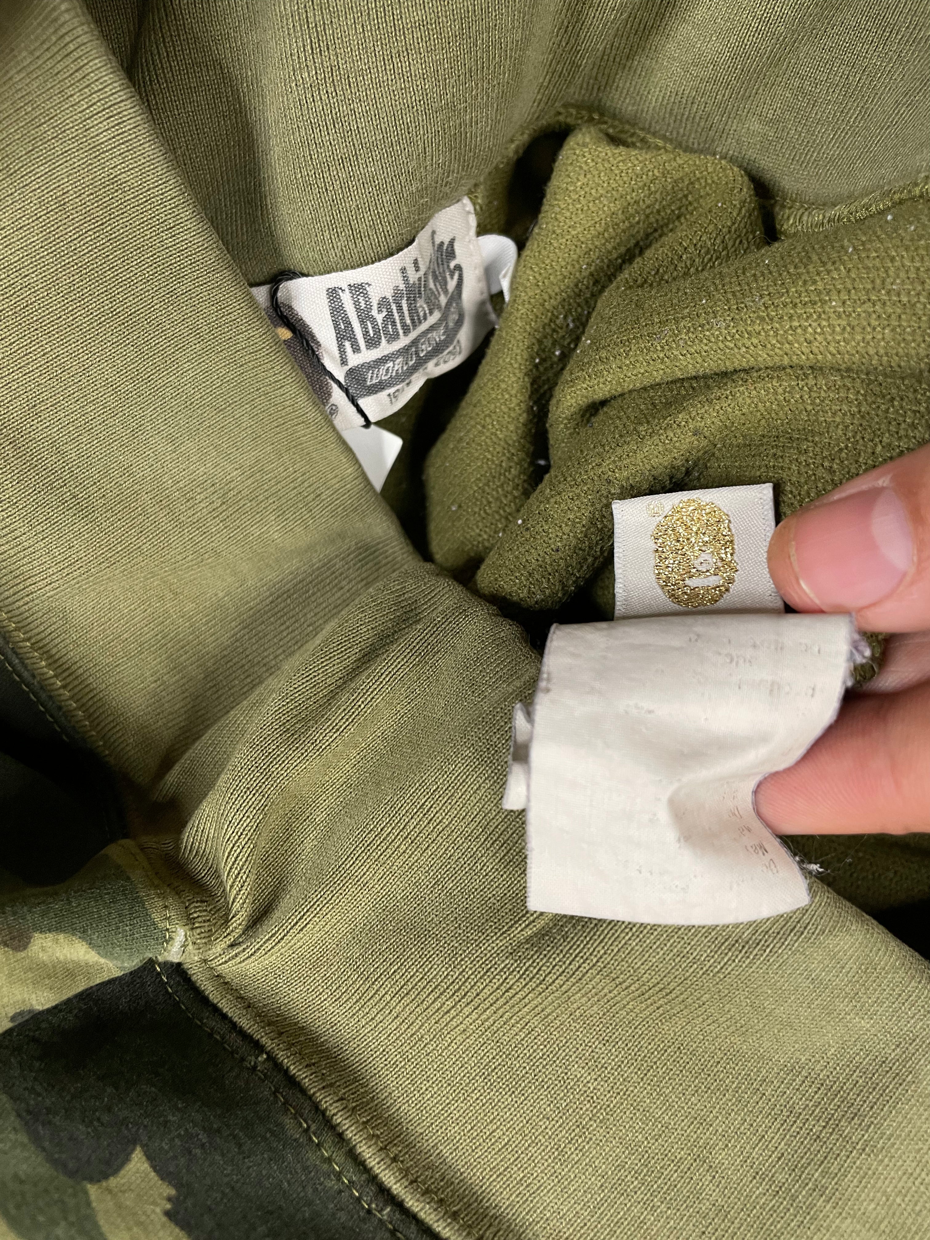 Bape Green Camo Sweats