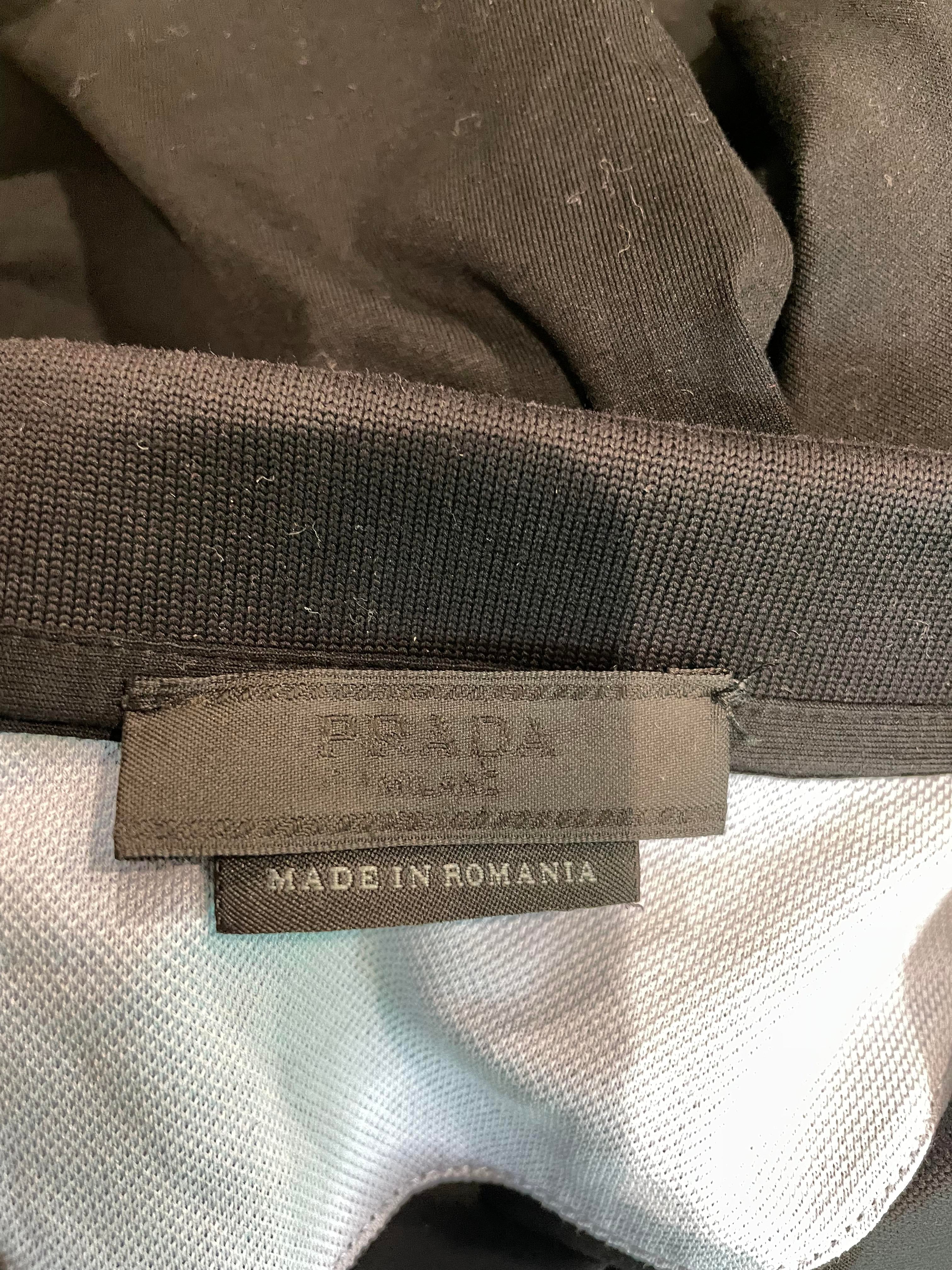 Prada Polo Black & Red T Shirt