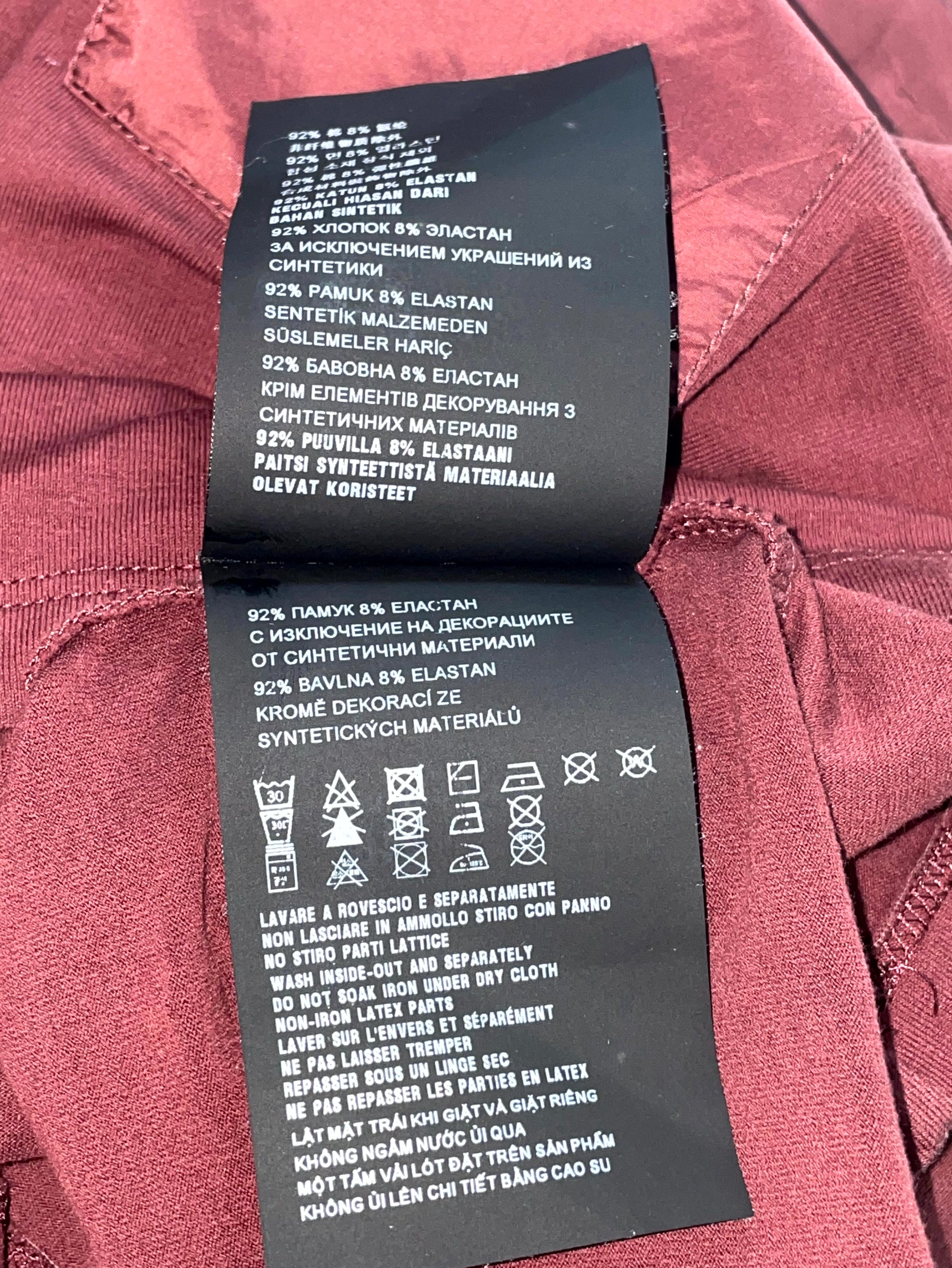 Prada Logo Maroon Tee