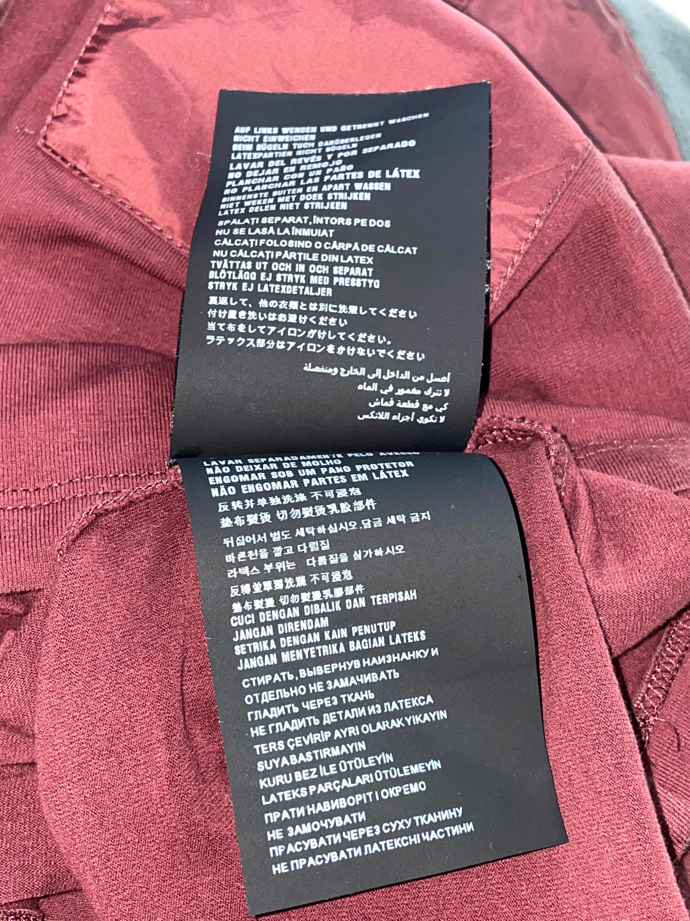 Prada Logo Maroon Tee