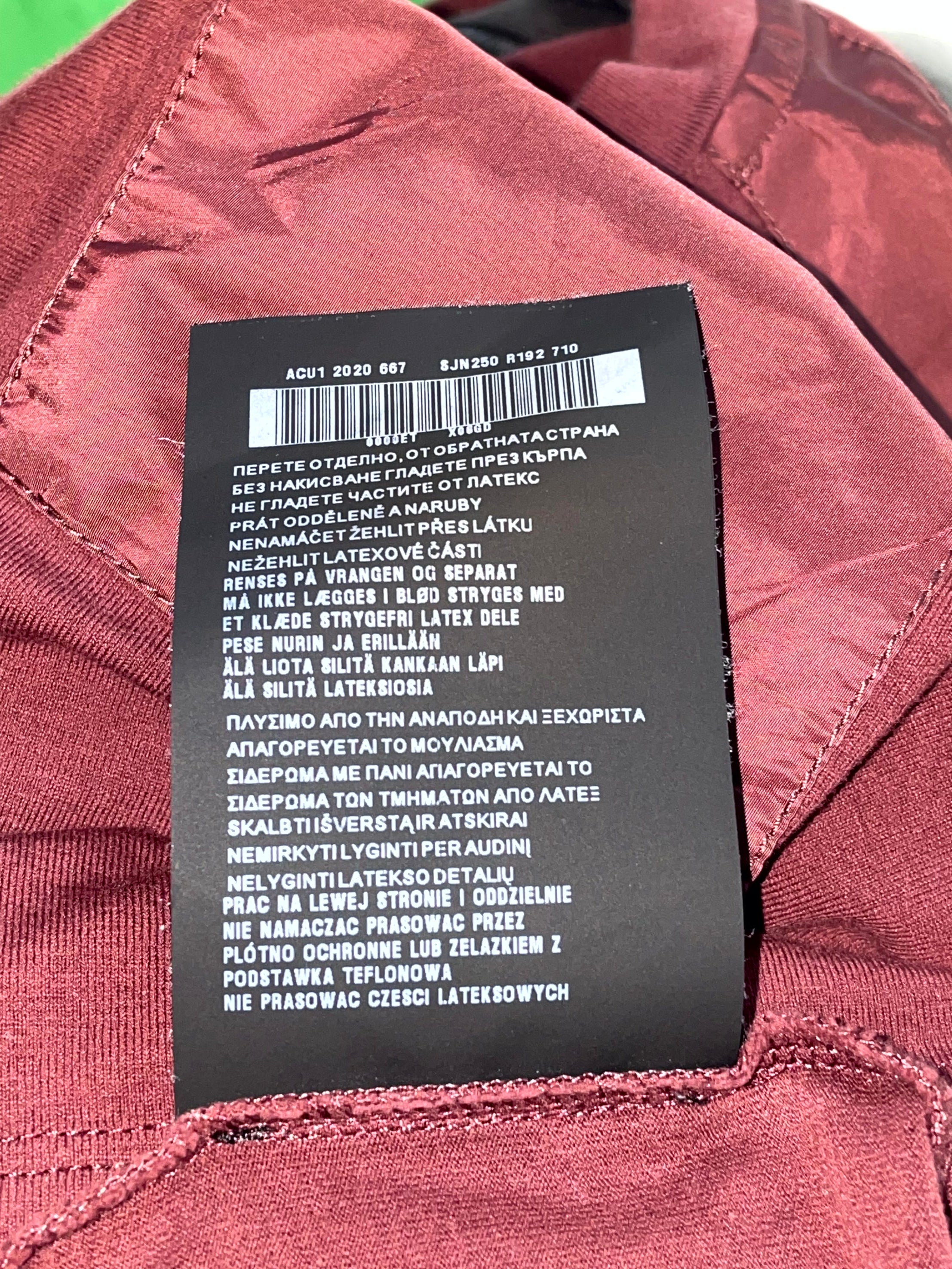 Prada Logo Maroon Tee