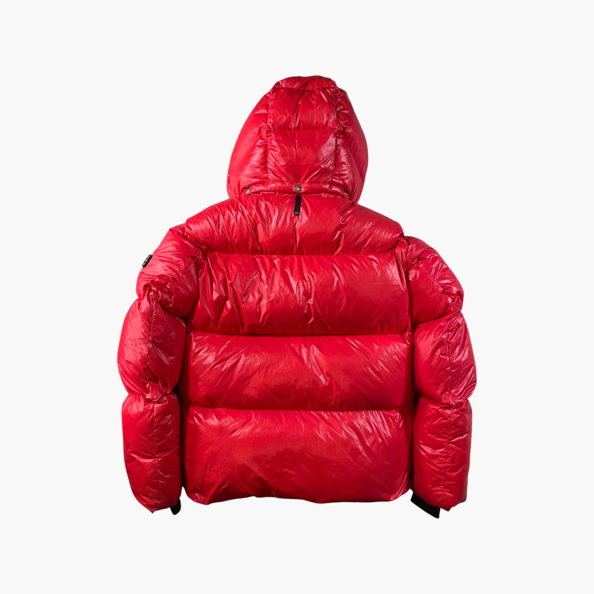 Mackage Sleeve Logo Red Puffer Jacket