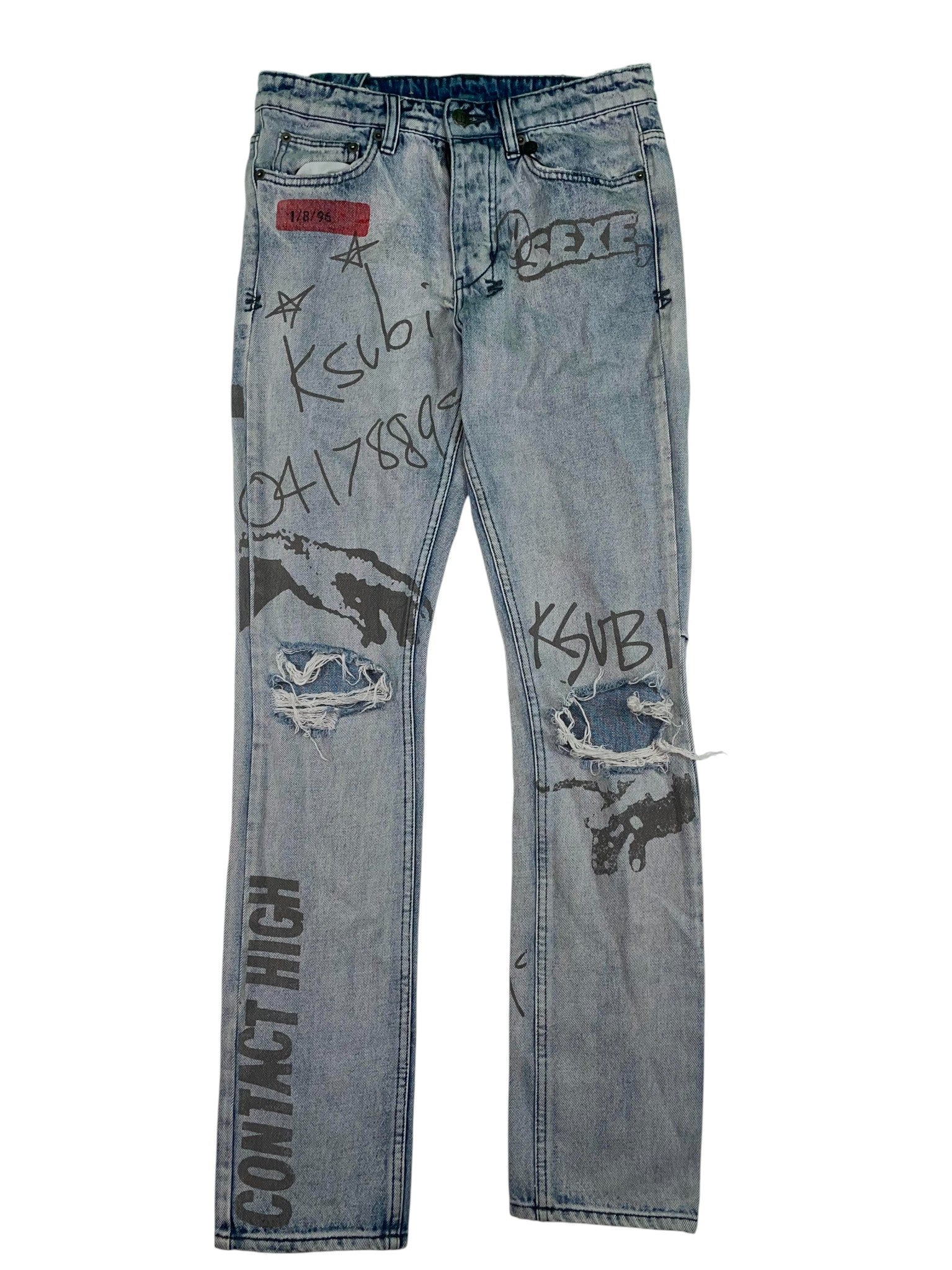 Ksubi 'Drawing' Light Wash Jeans