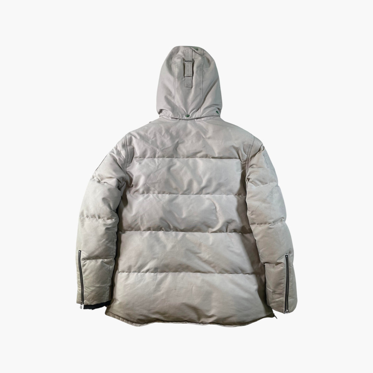 Moose Knuckles 3Q White Fur Tan Jacket