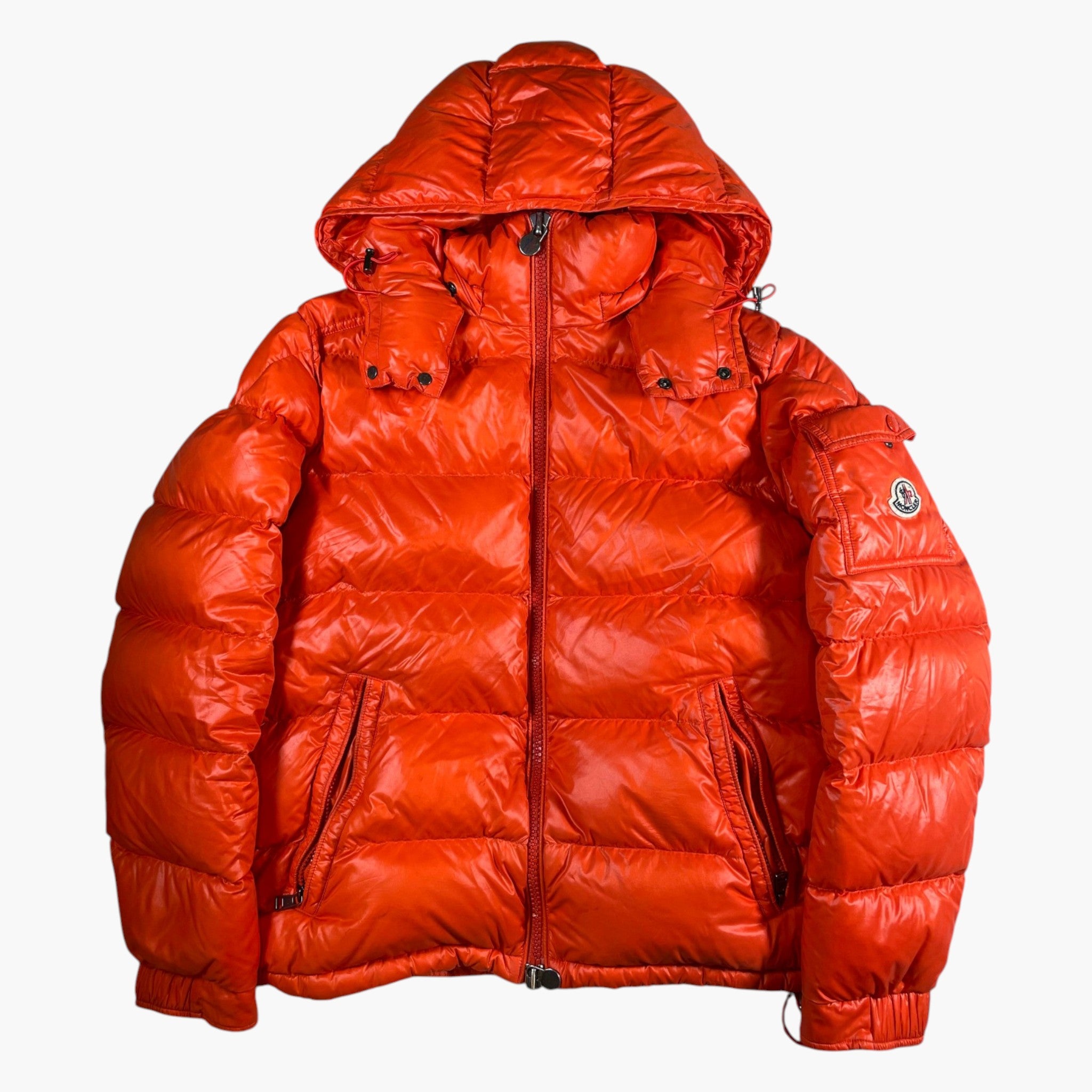 Moncler Maya (2) Orange & Olive Jacket