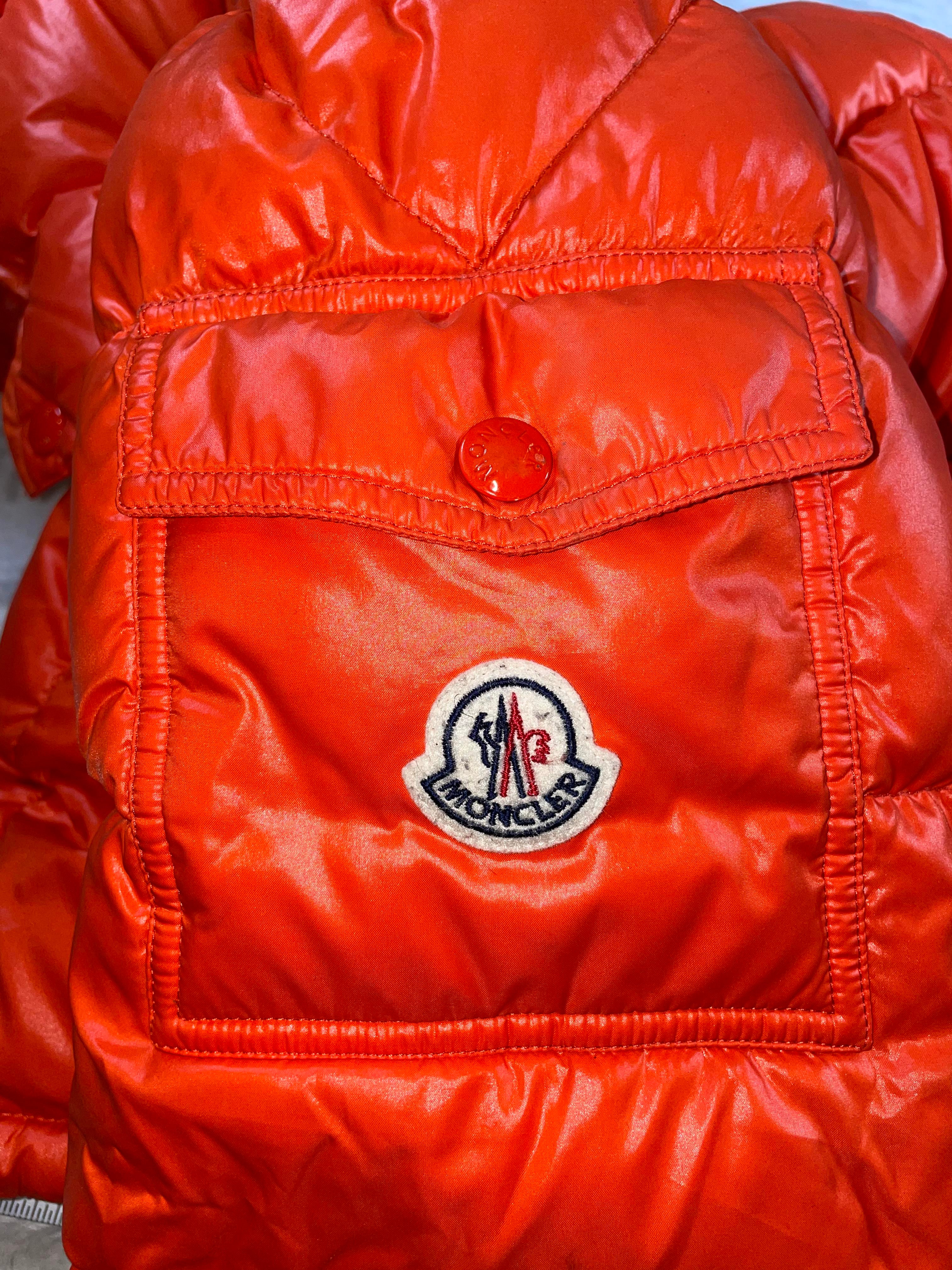 Moncler Maya (2) Orange & Olive Jacket