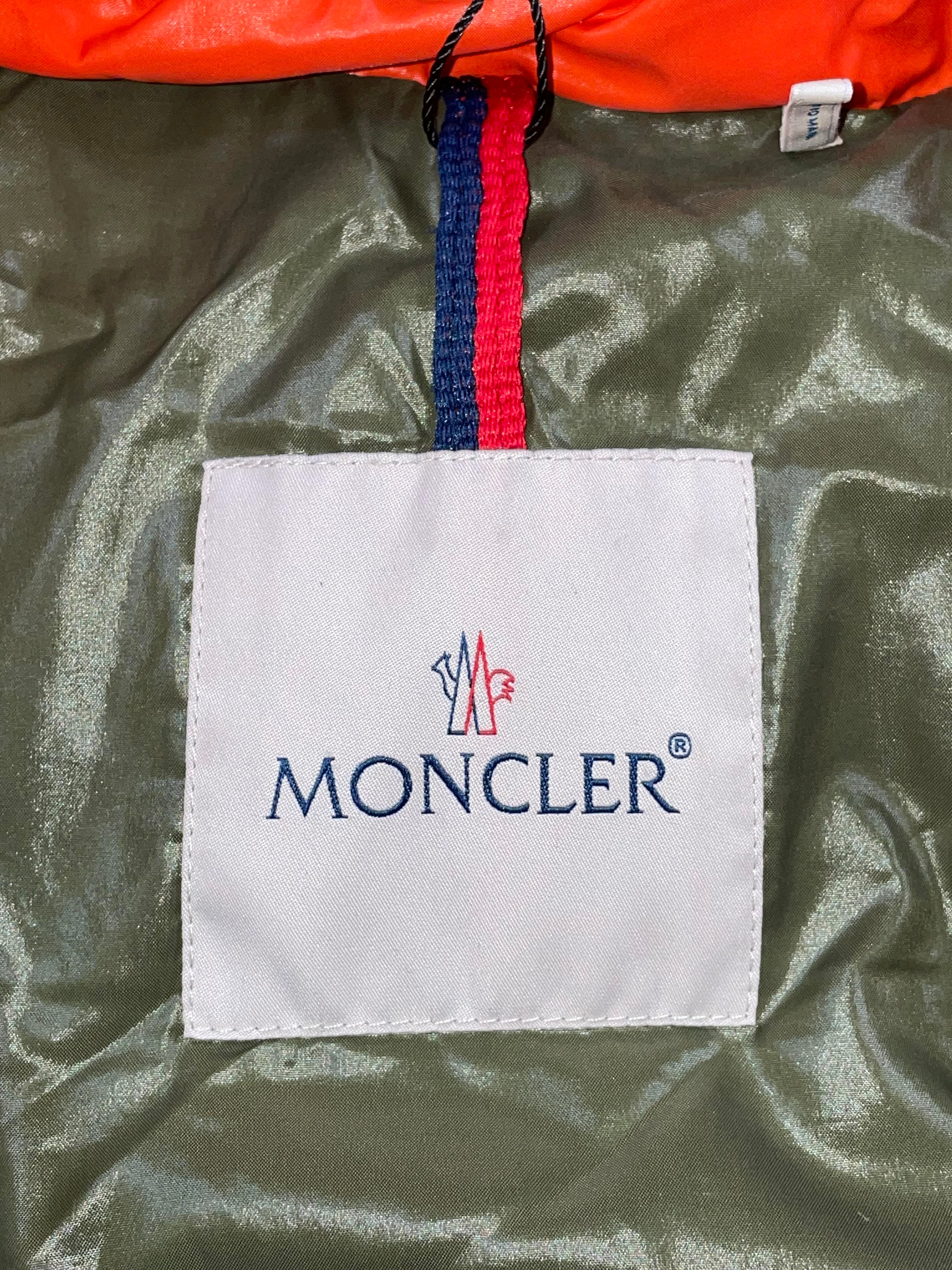 Moncler Maya (2) Orange & Olive Jacket