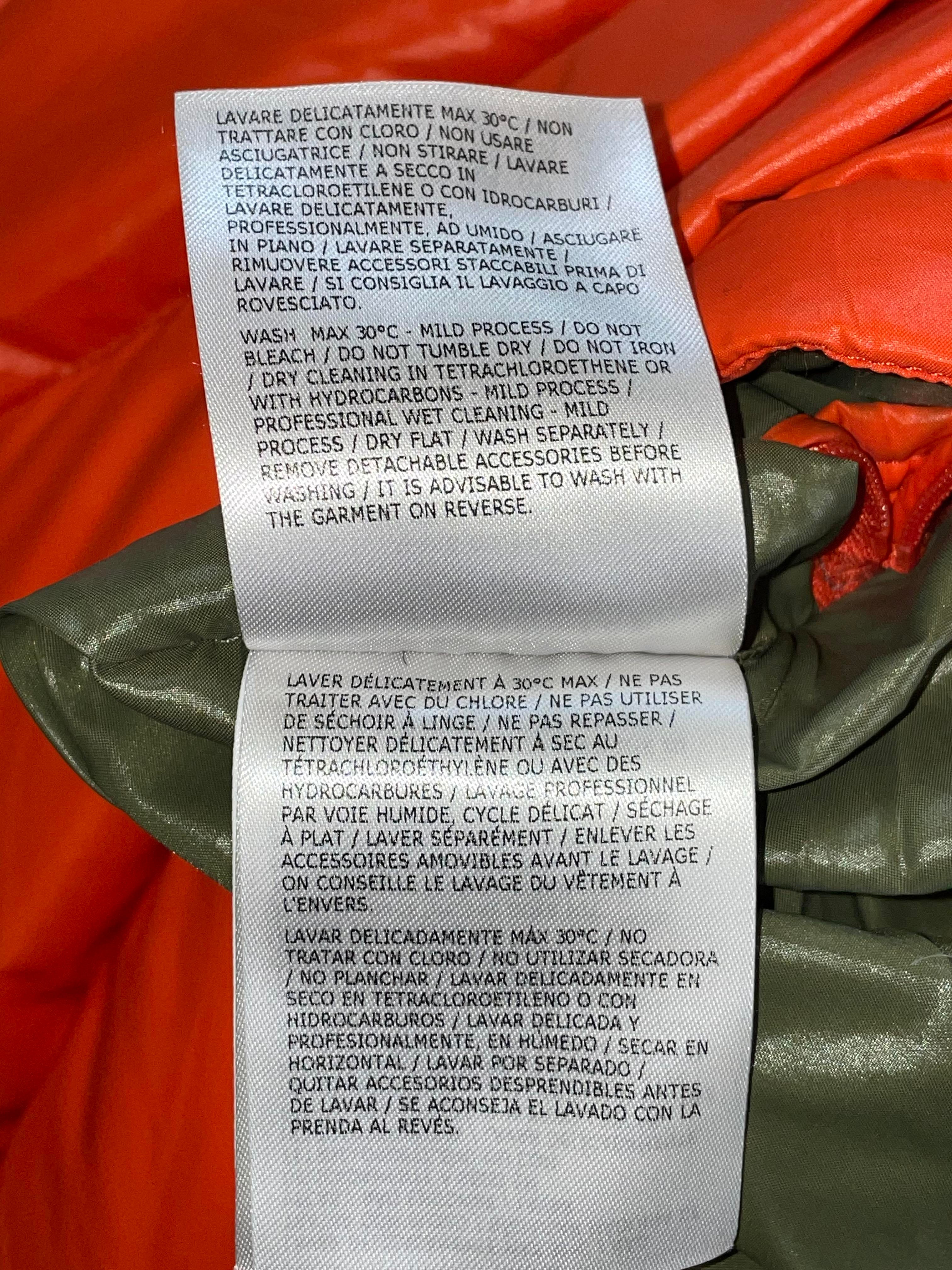 Moncler Maya (2) Orange & Olive Jacket