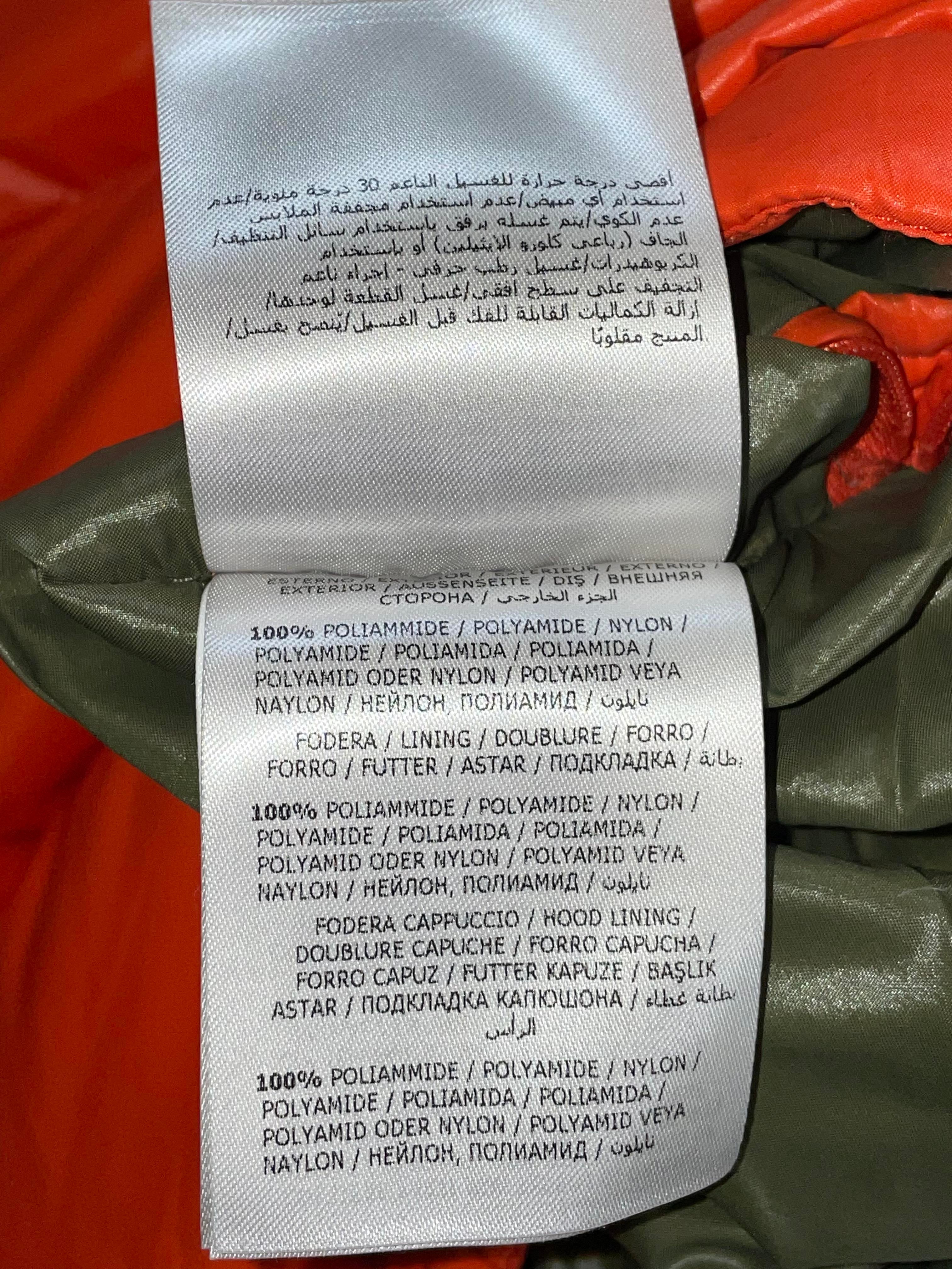 Moncler Maya (2) Orange & Olive Jacket
