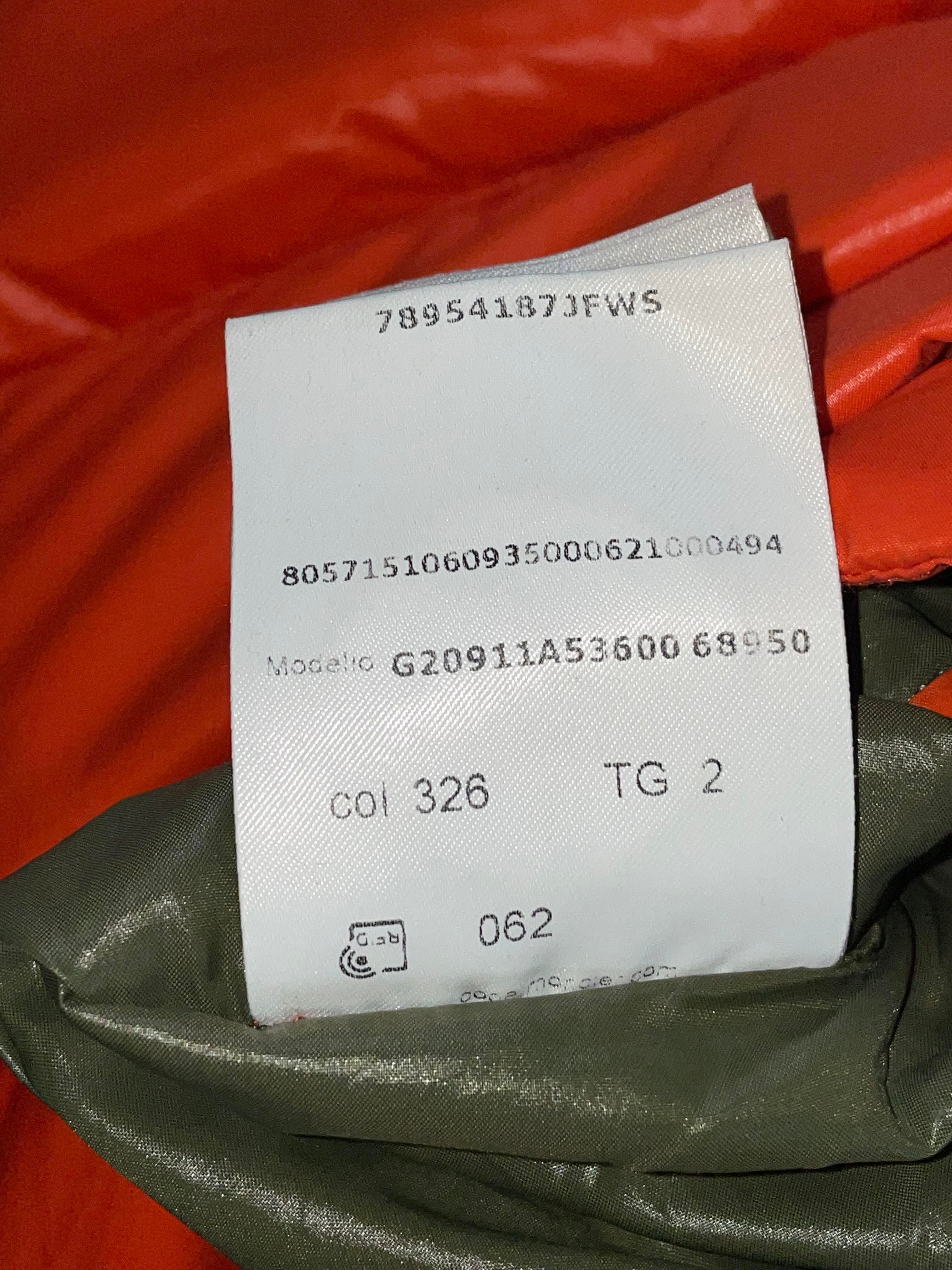 Moncler Maya (2) Orange & Olive Jacket