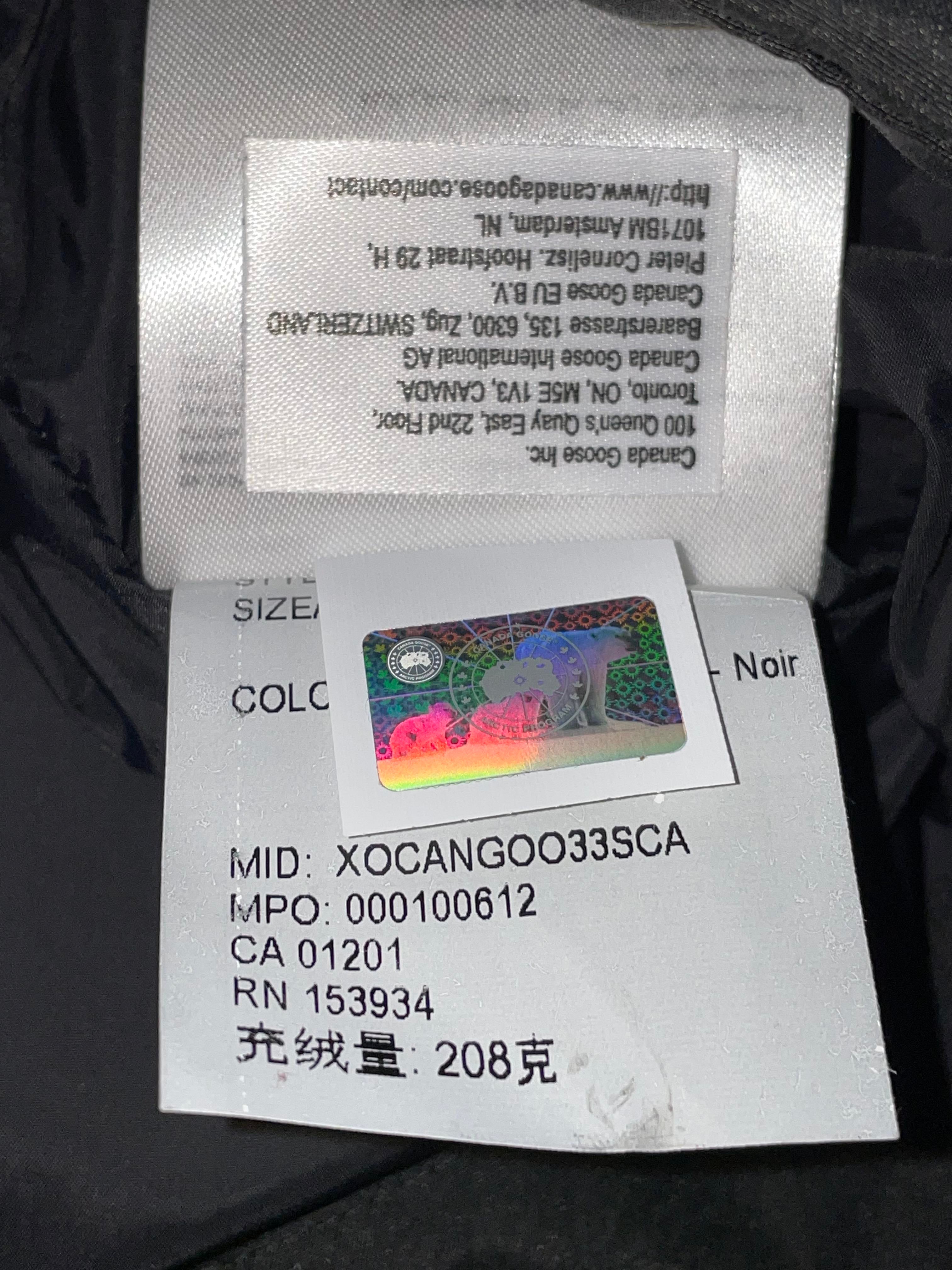 Canada Goose Bayview Cropped Grey Parka Jacket