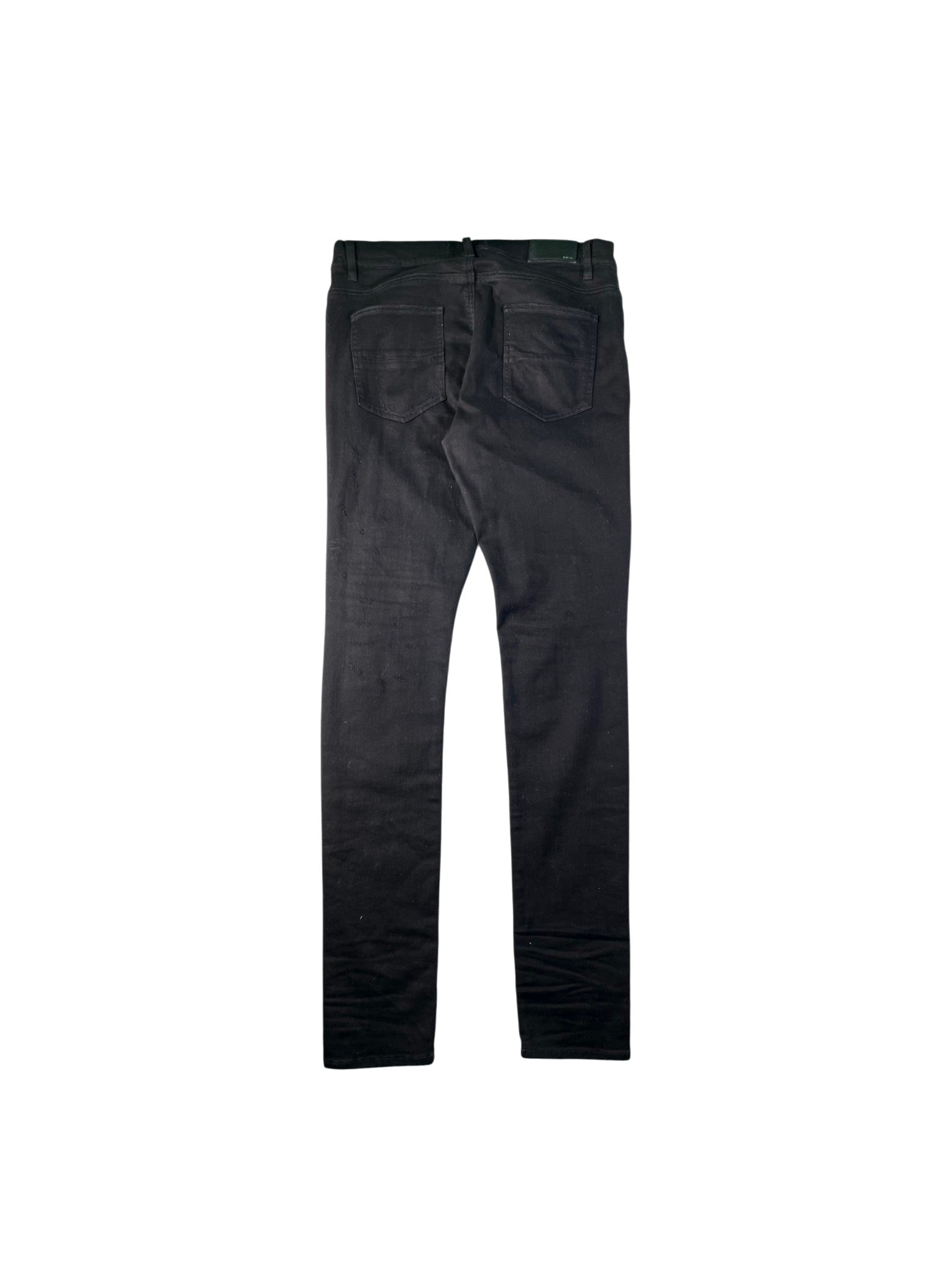 Amiri Paisley Patchwork Black & Red Jeans