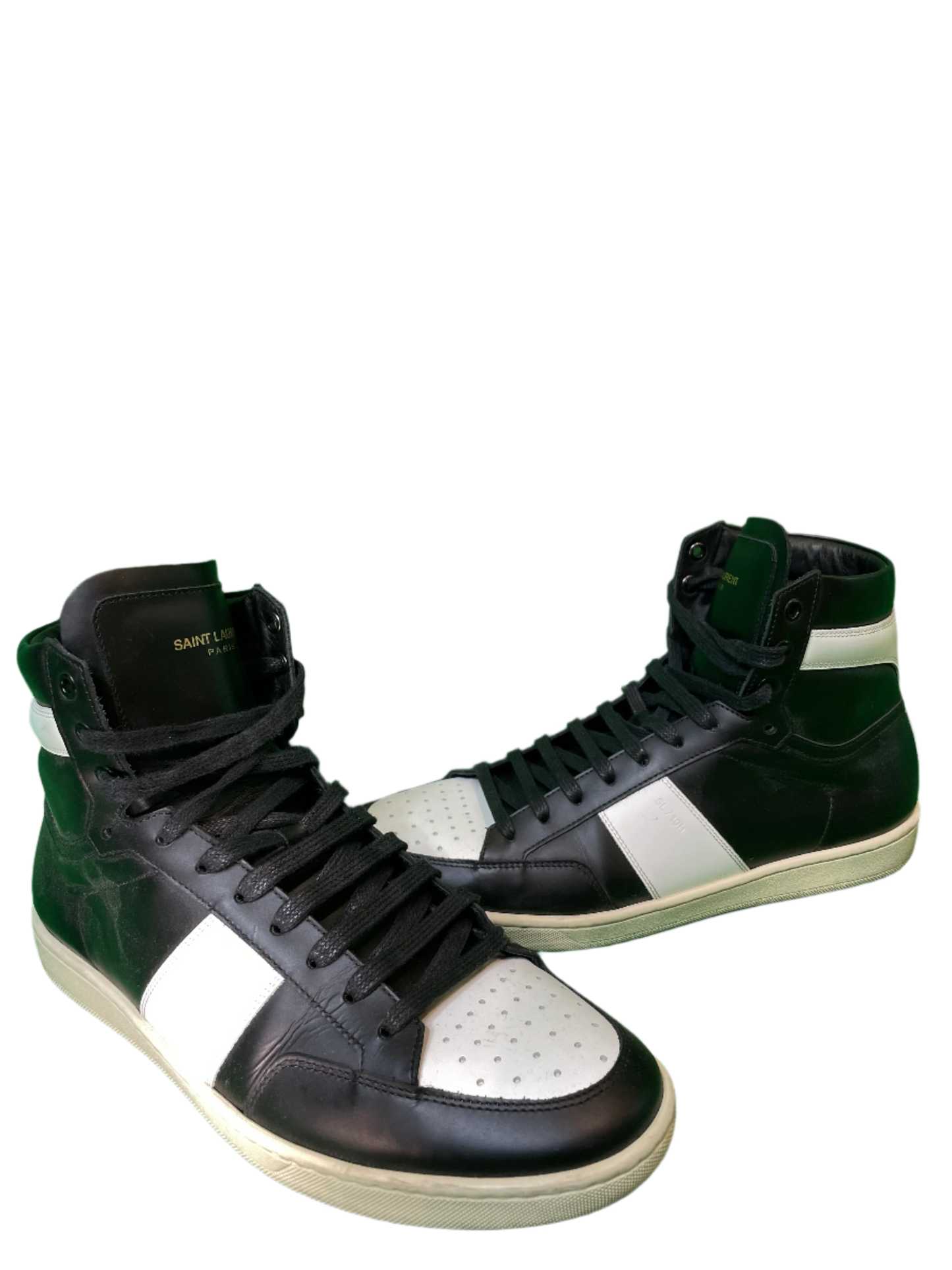 YSL Hi Black & White Sneaker