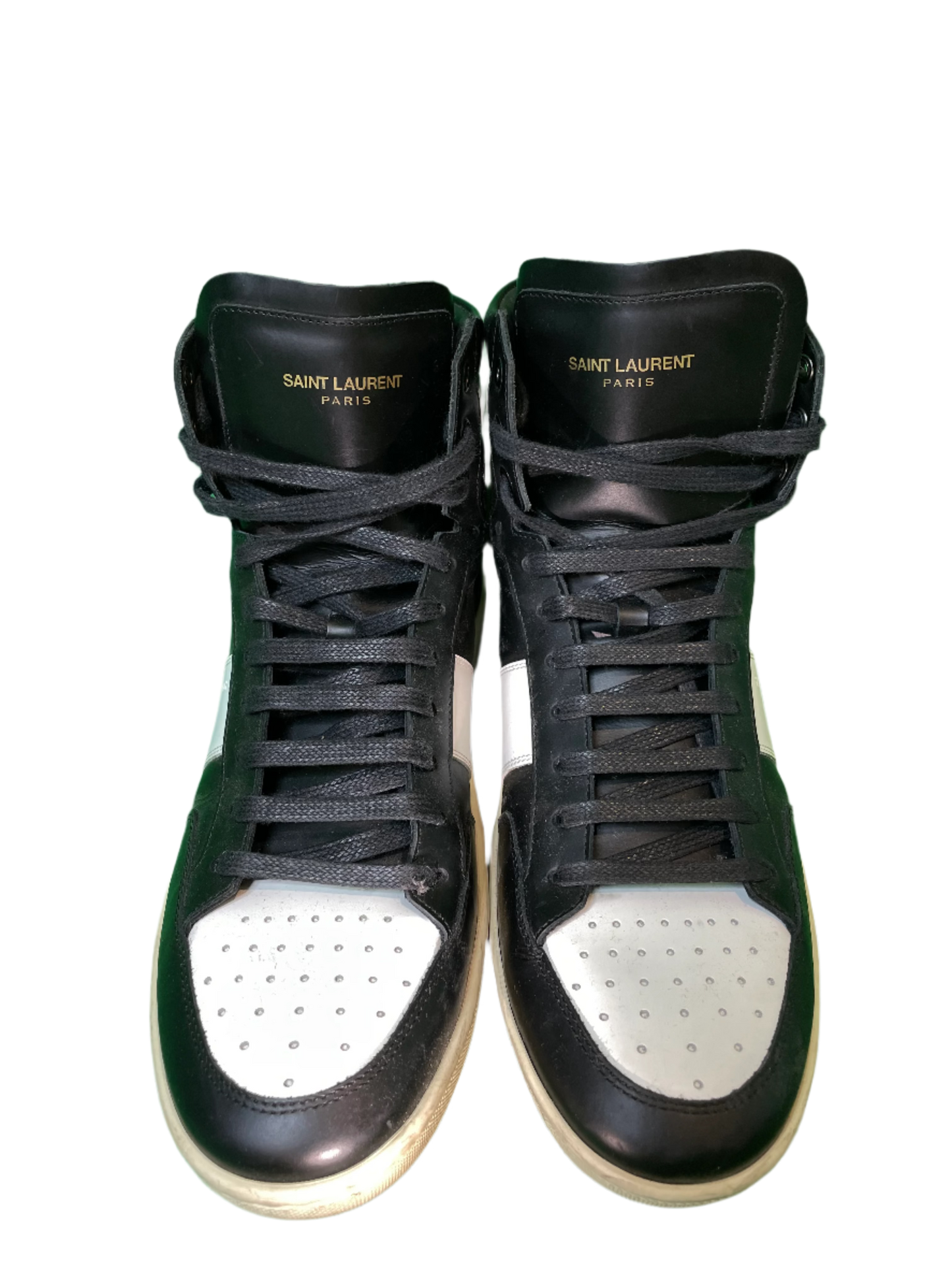 YSL Hi Black & White Sneaker