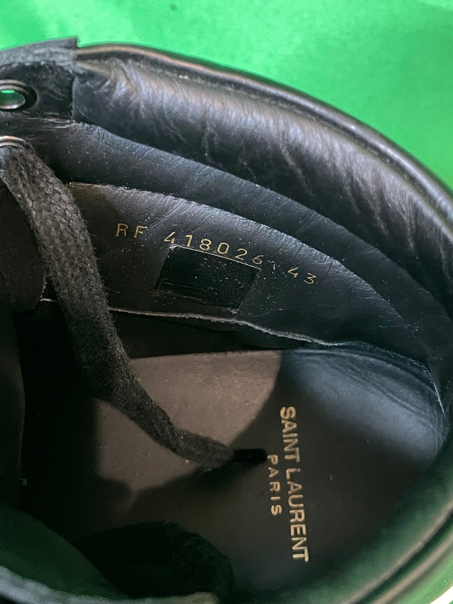 YSL Hi Black & White Sneaker