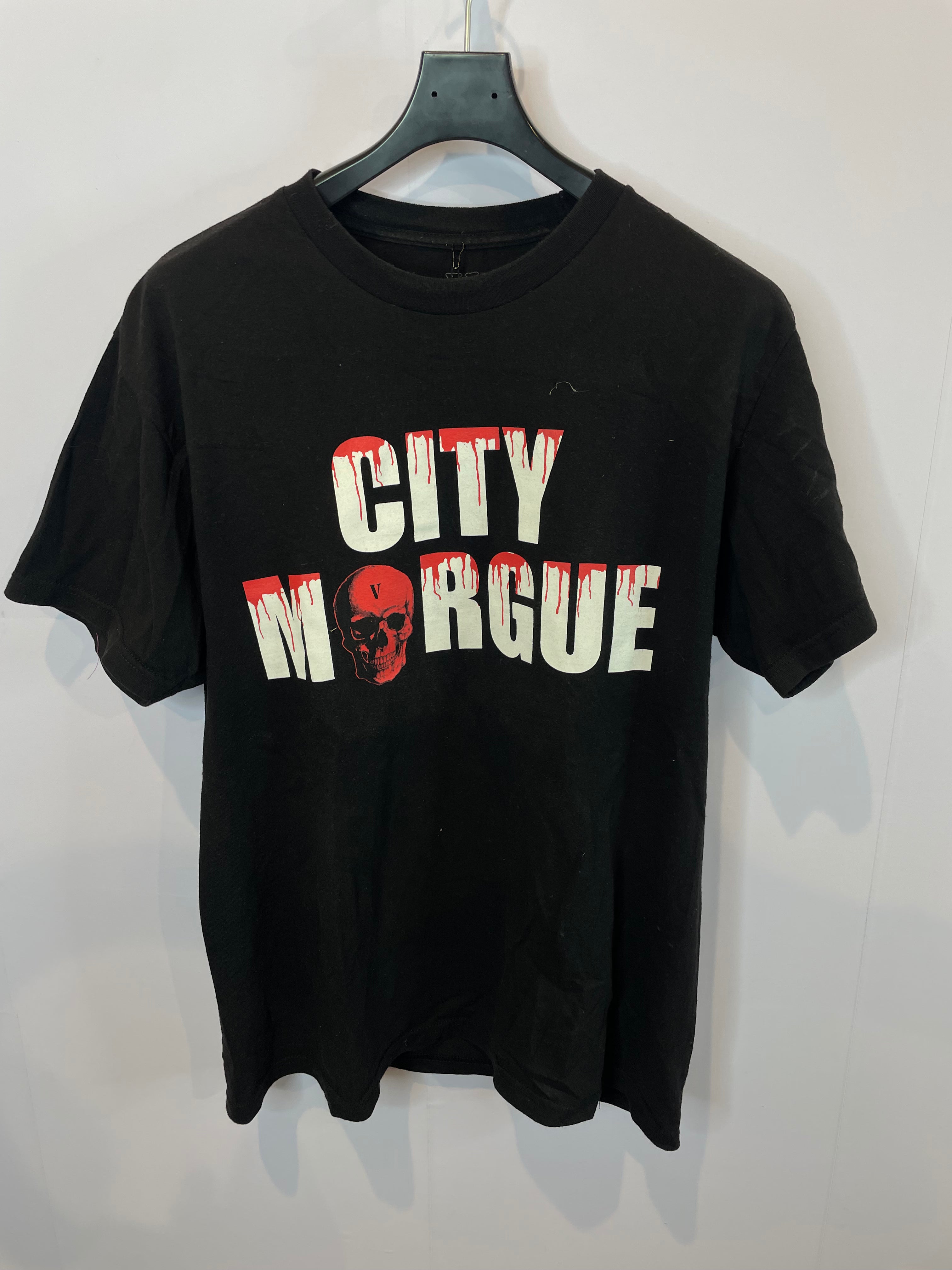 VLONE City Morgue Tee Black Used Large