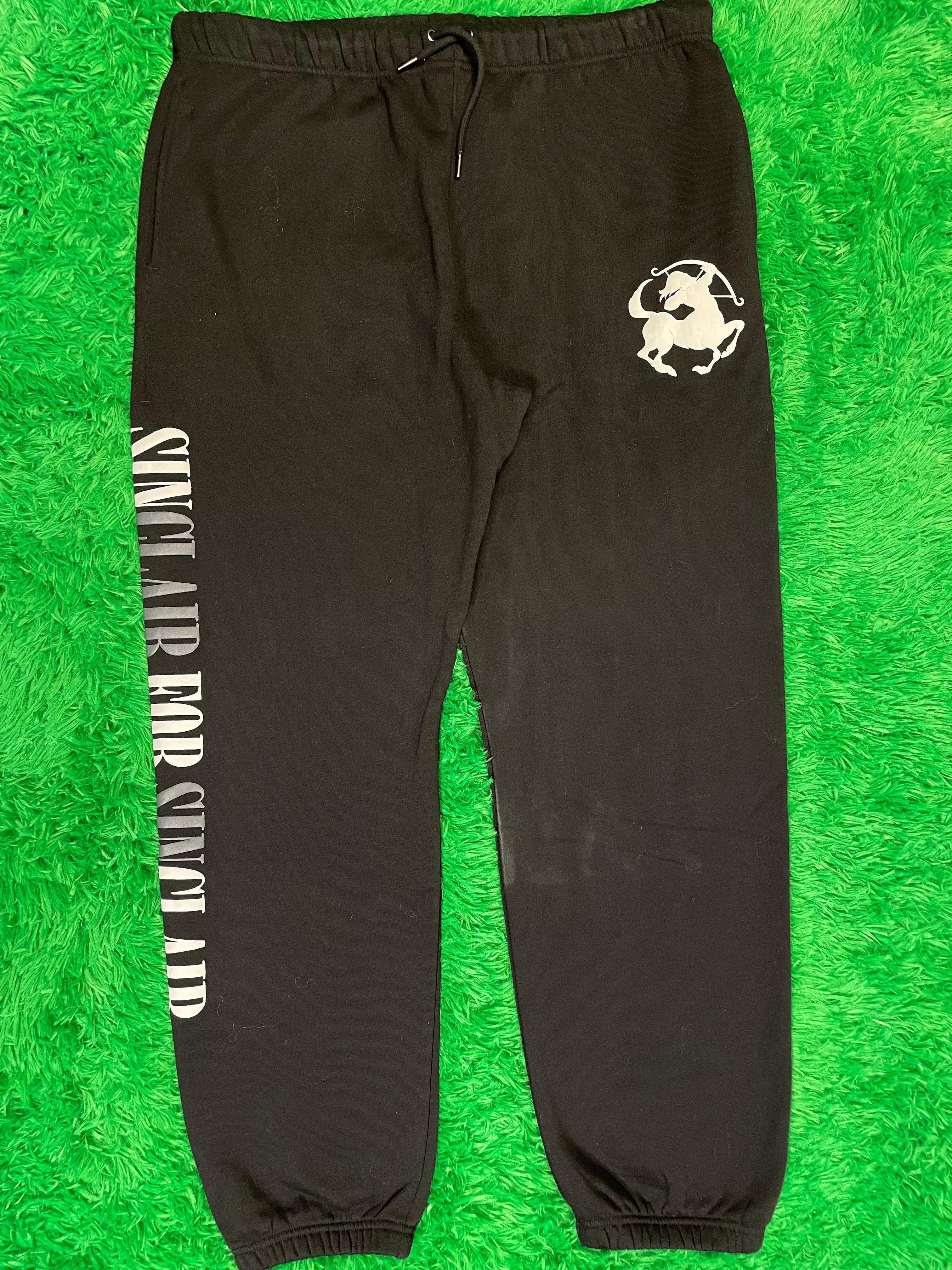 Sinclair Sweats Black Grey XL New