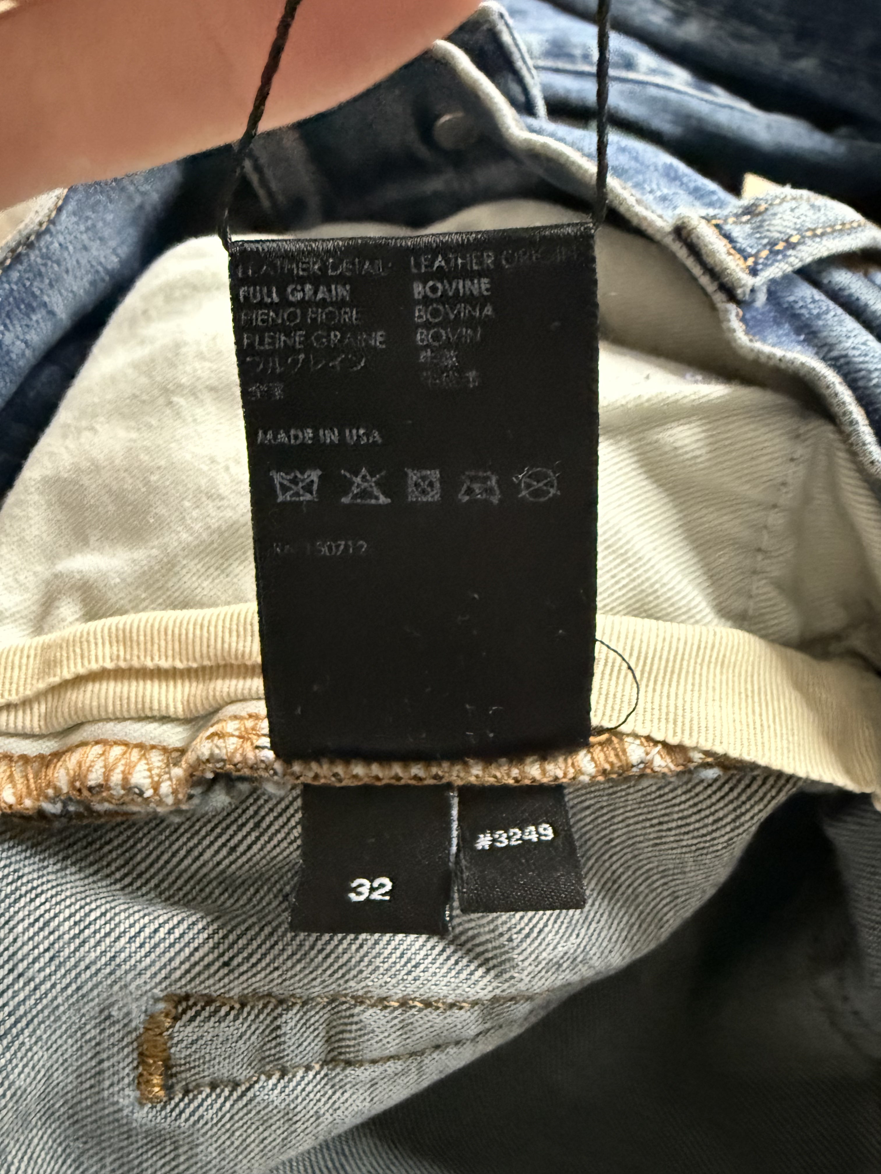 Amiri Plain Thrasher Light Wash Jeans