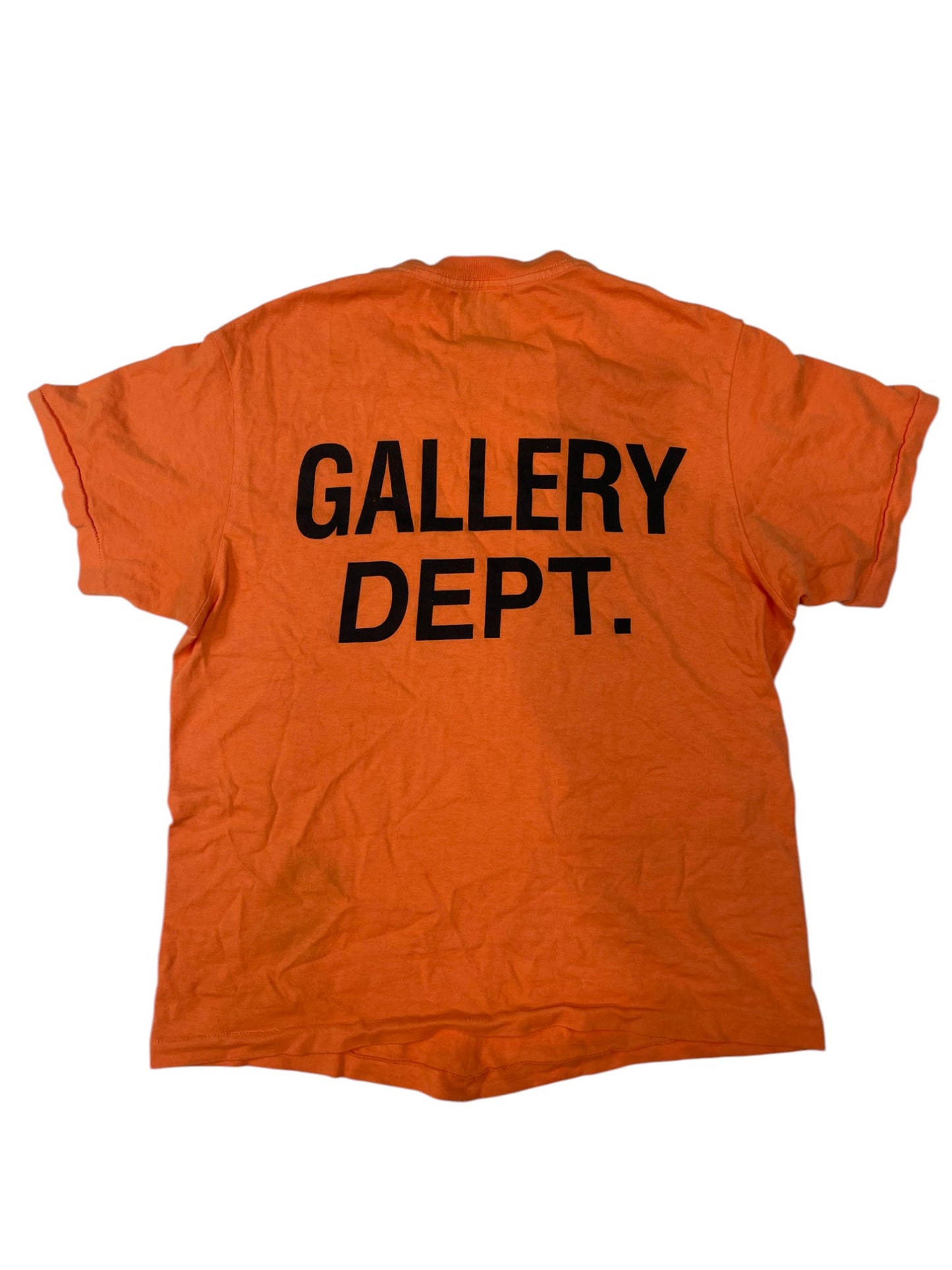 Gallery Dept French Logo Orange & Black Tee
