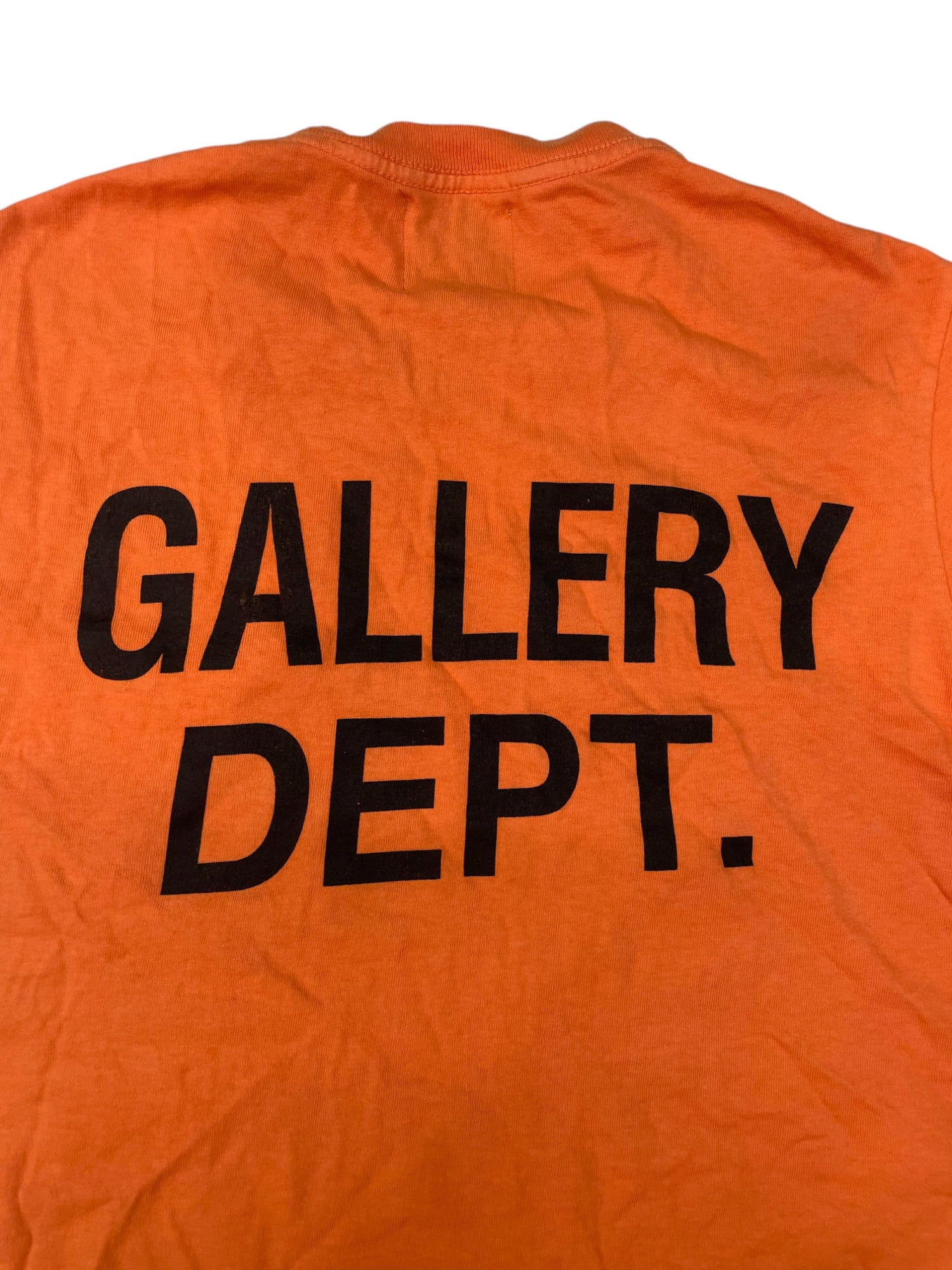 Gallery Dept French Logo Orange & Black Tee