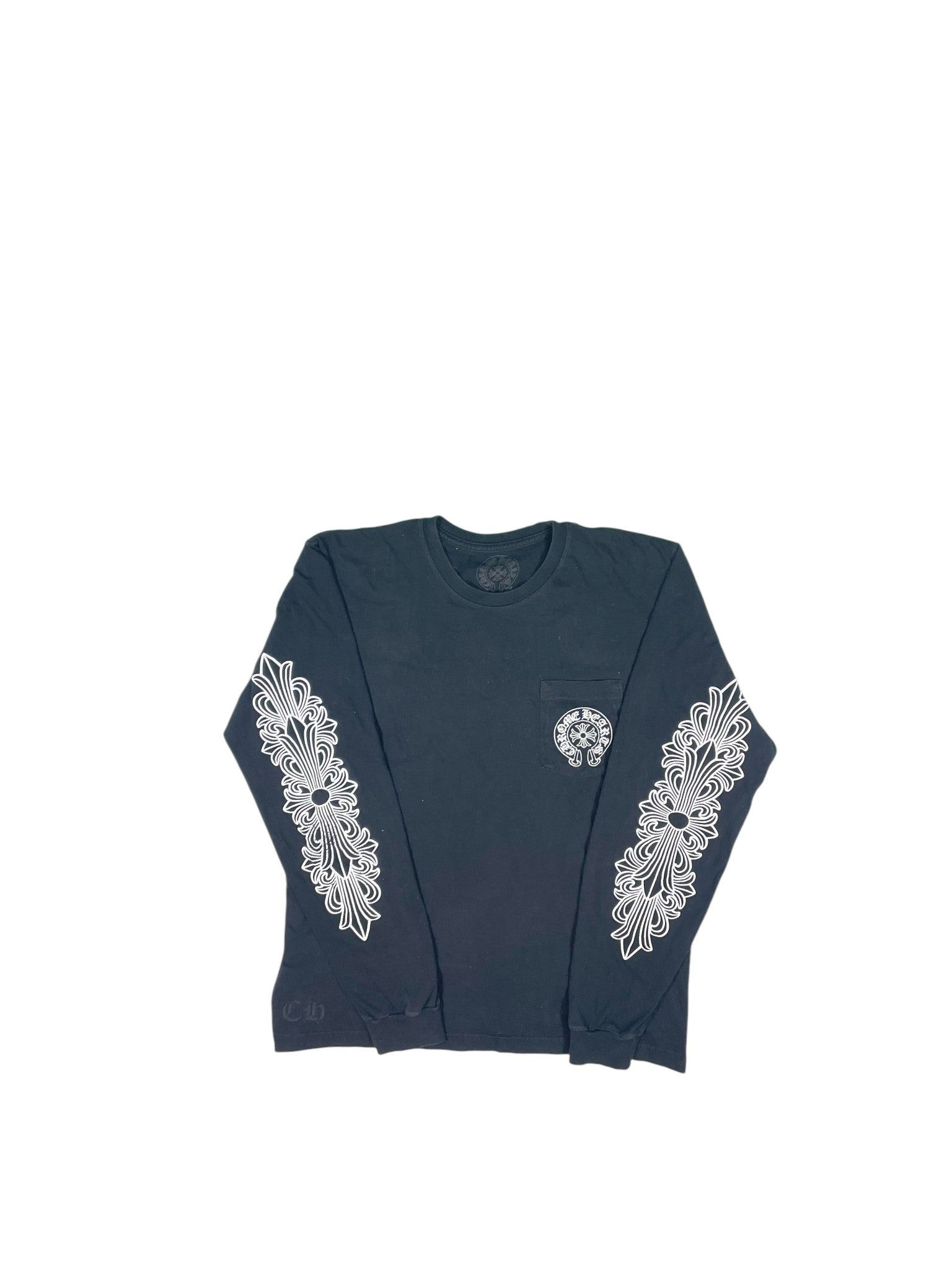 Chrome Hearts 'Horseshoe' Black Long Sleeve Tee