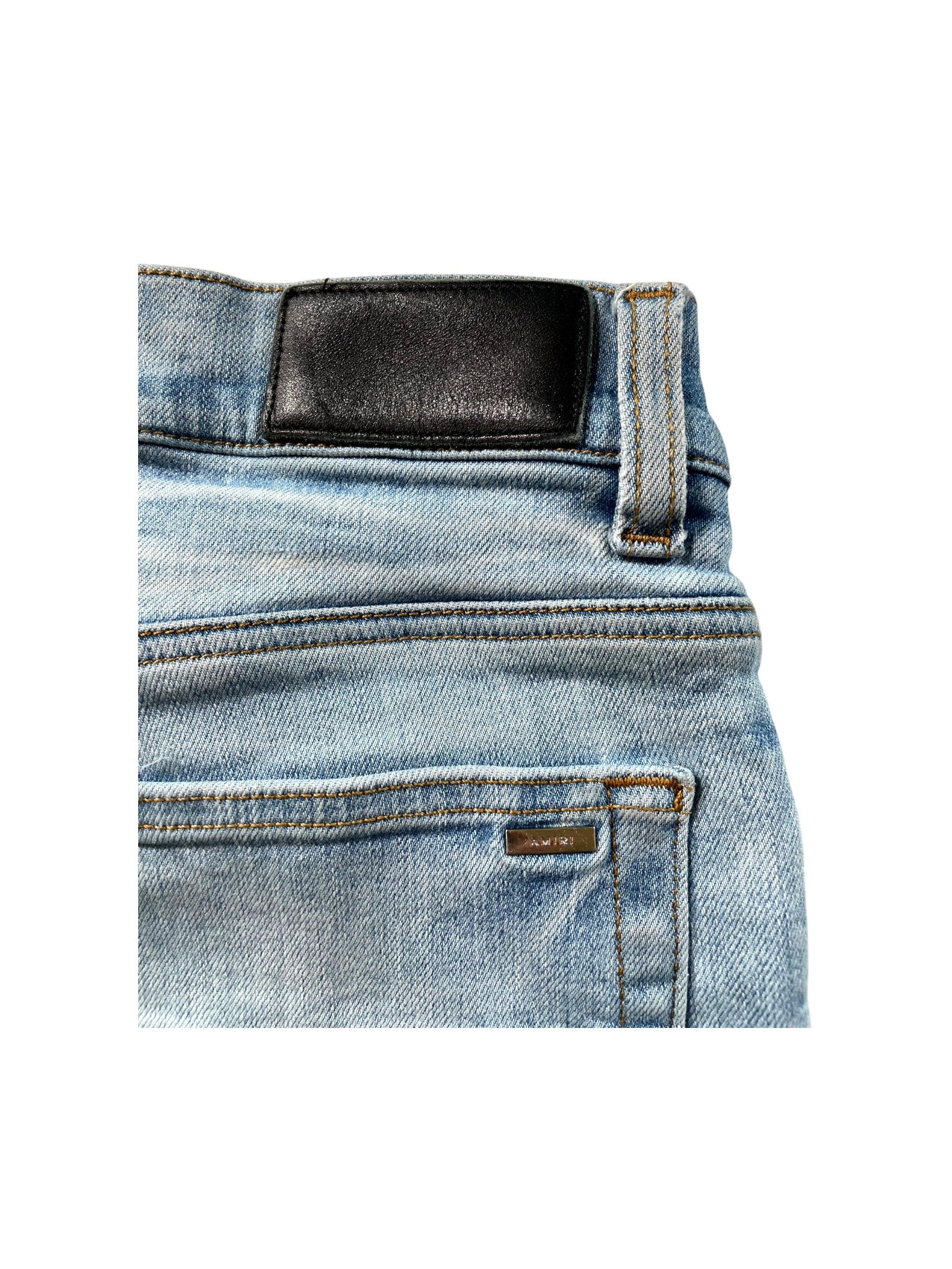 Amiri "Shotgun" Light Wash Jeans