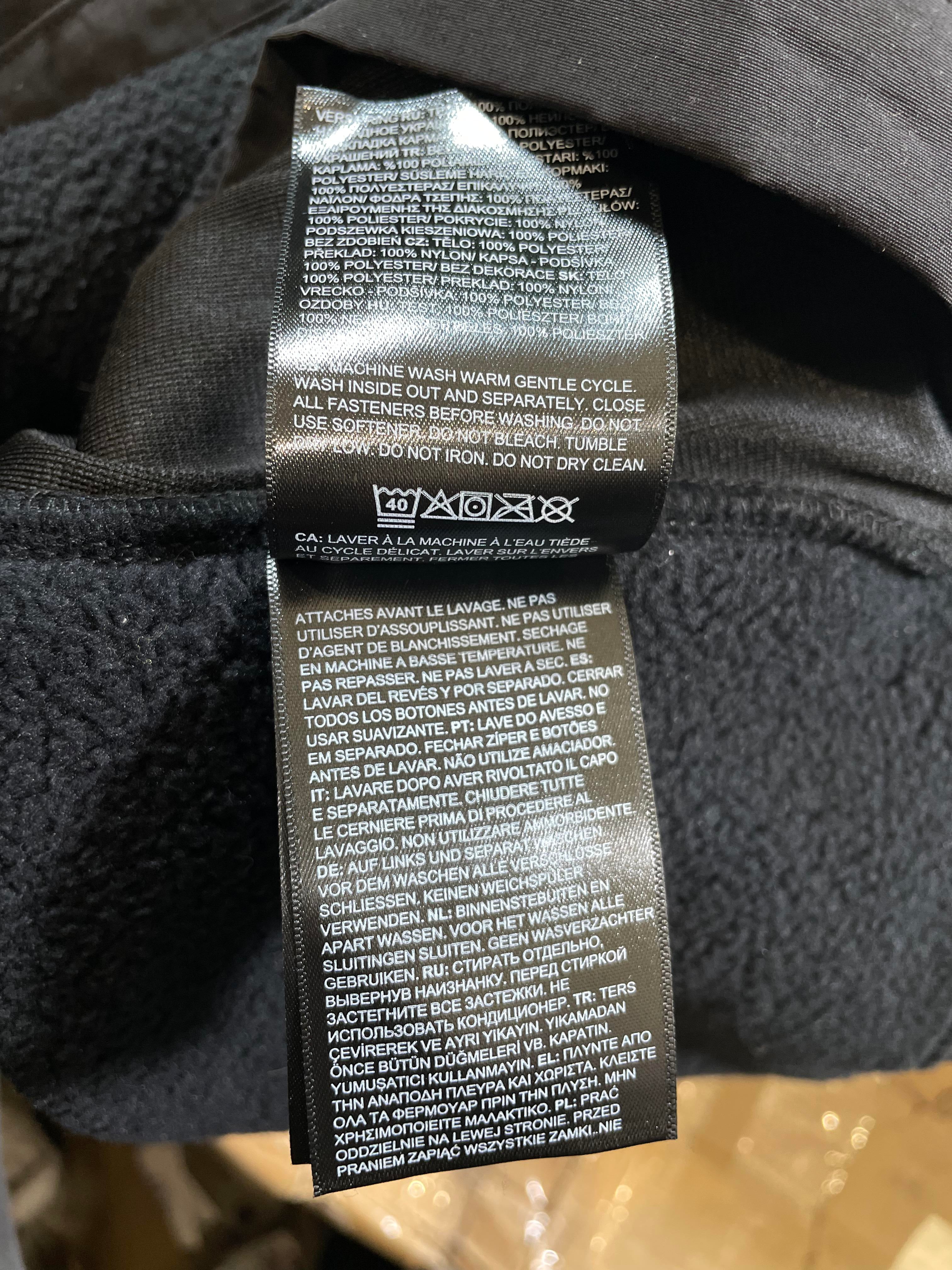 The North Face Fleece Black Zip Up