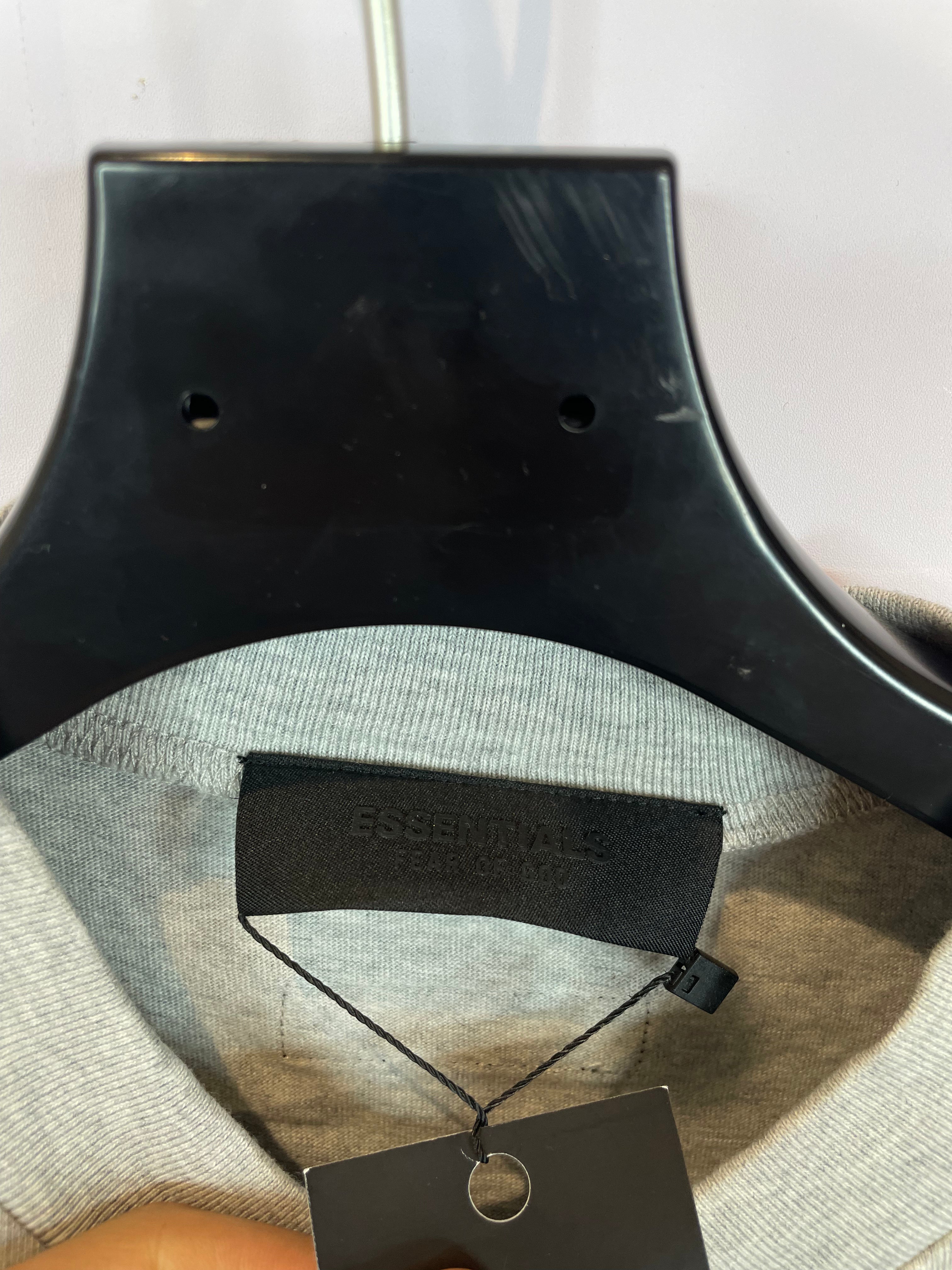 Essentials Tee Light Heather grey New With Tags Small