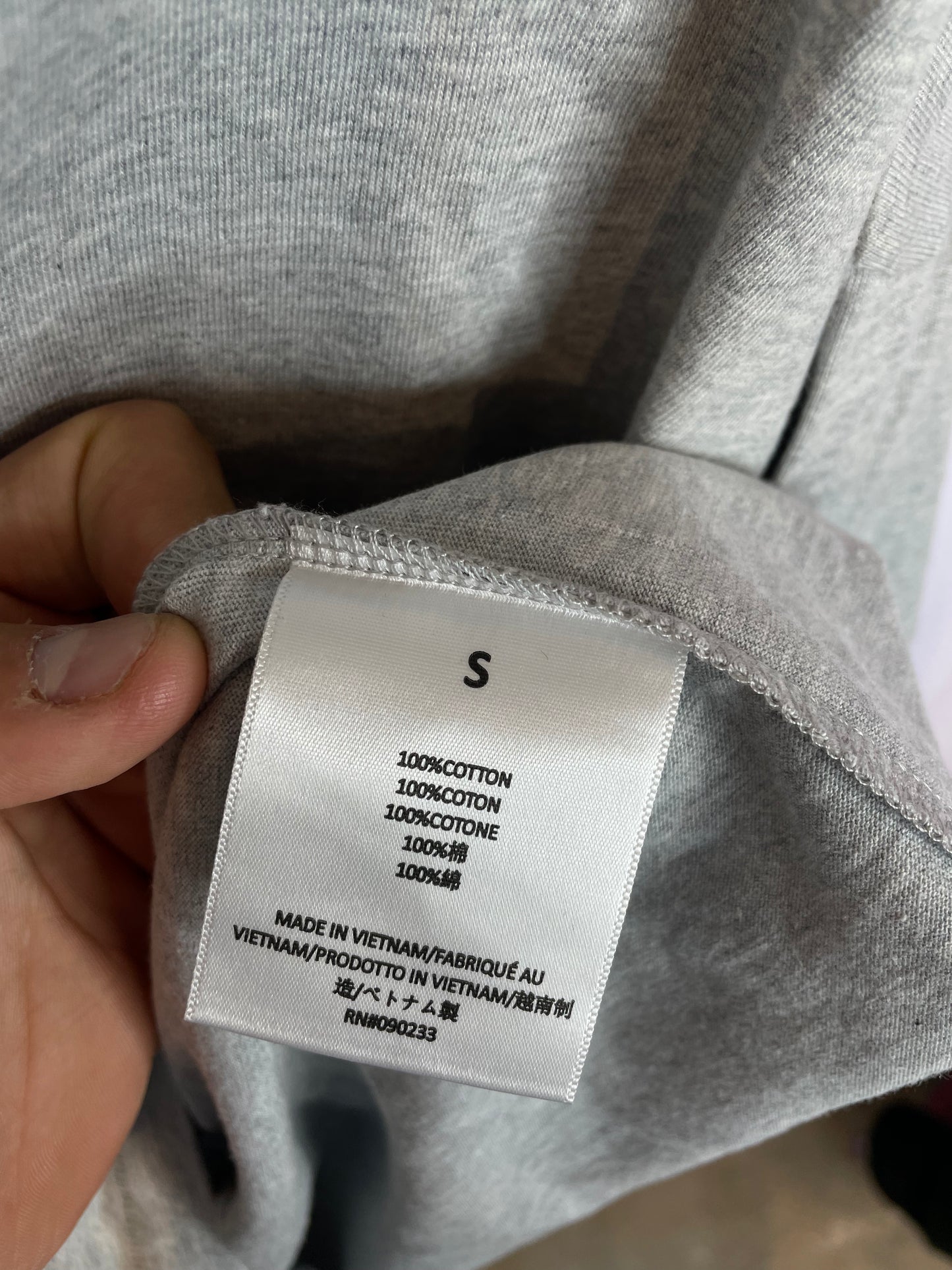 Essentials Tee Light Heather grey New With Tags Small