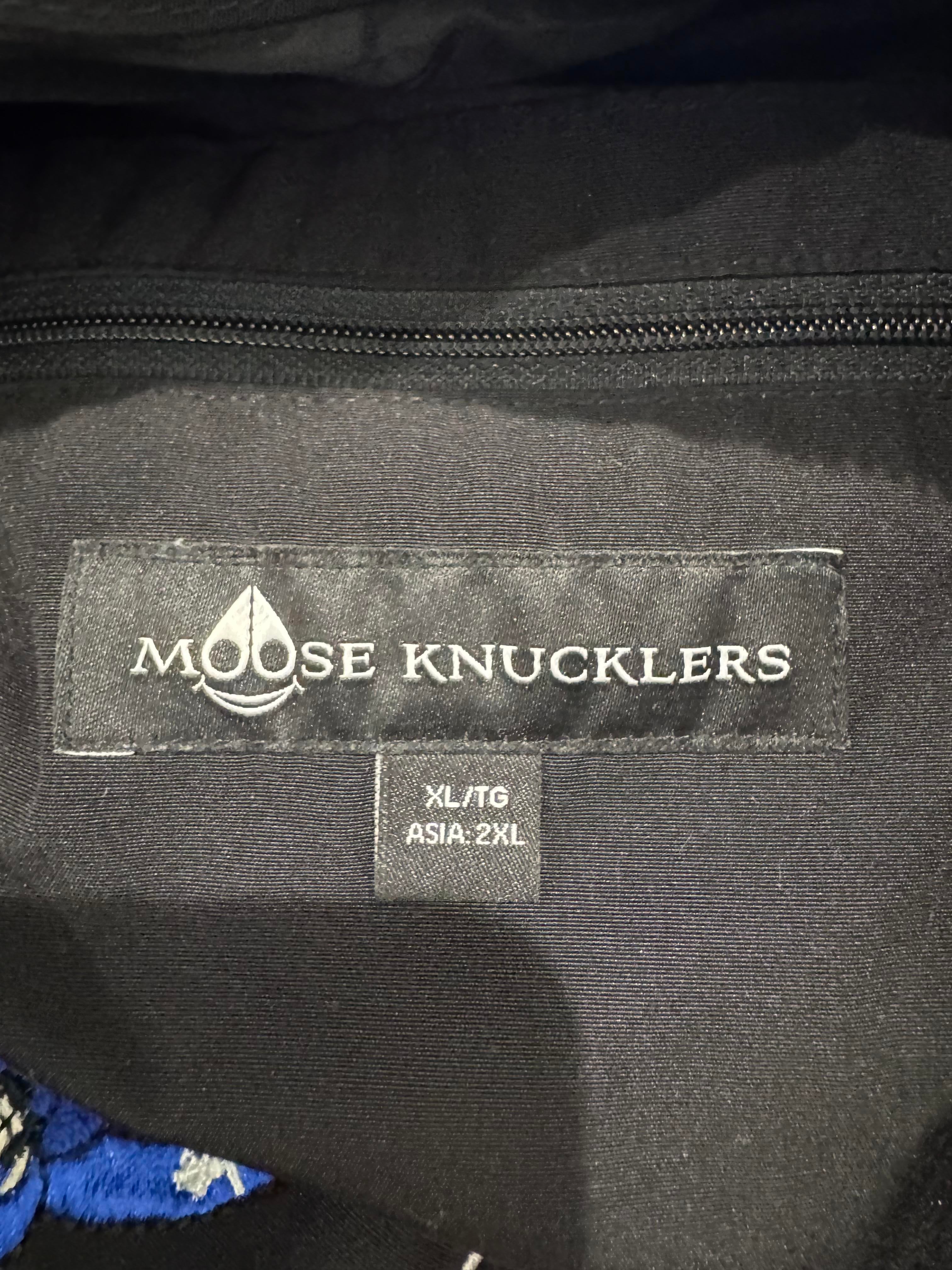 Moose Knuckle Black White Fur Jacket (KIDS)
