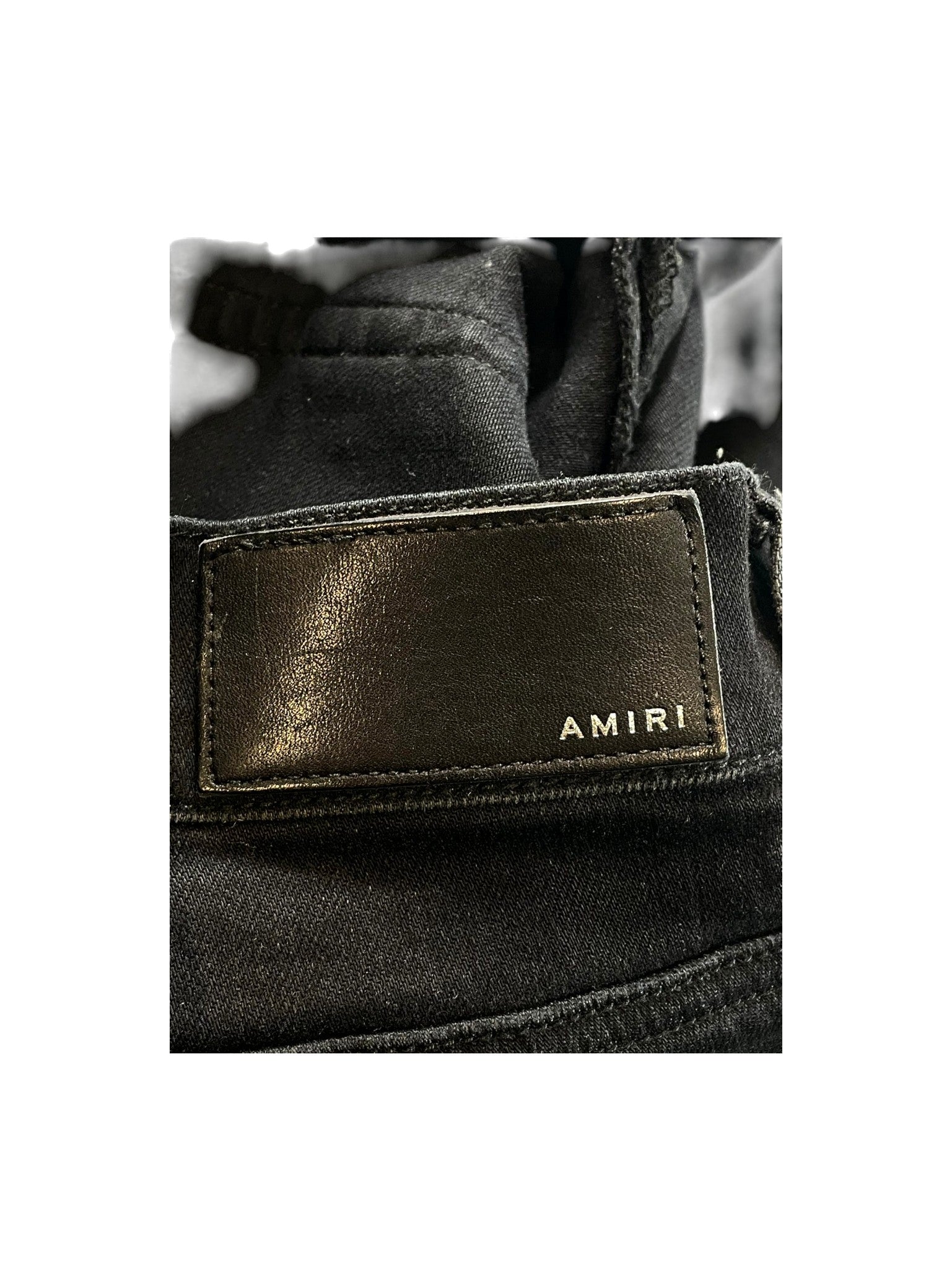 Amiri Lakers Stripe Black Jeans