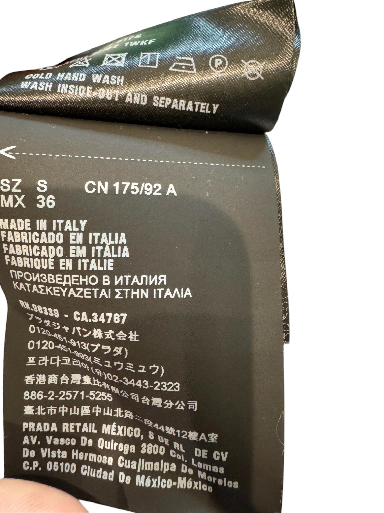 Prada Double Match Button Up