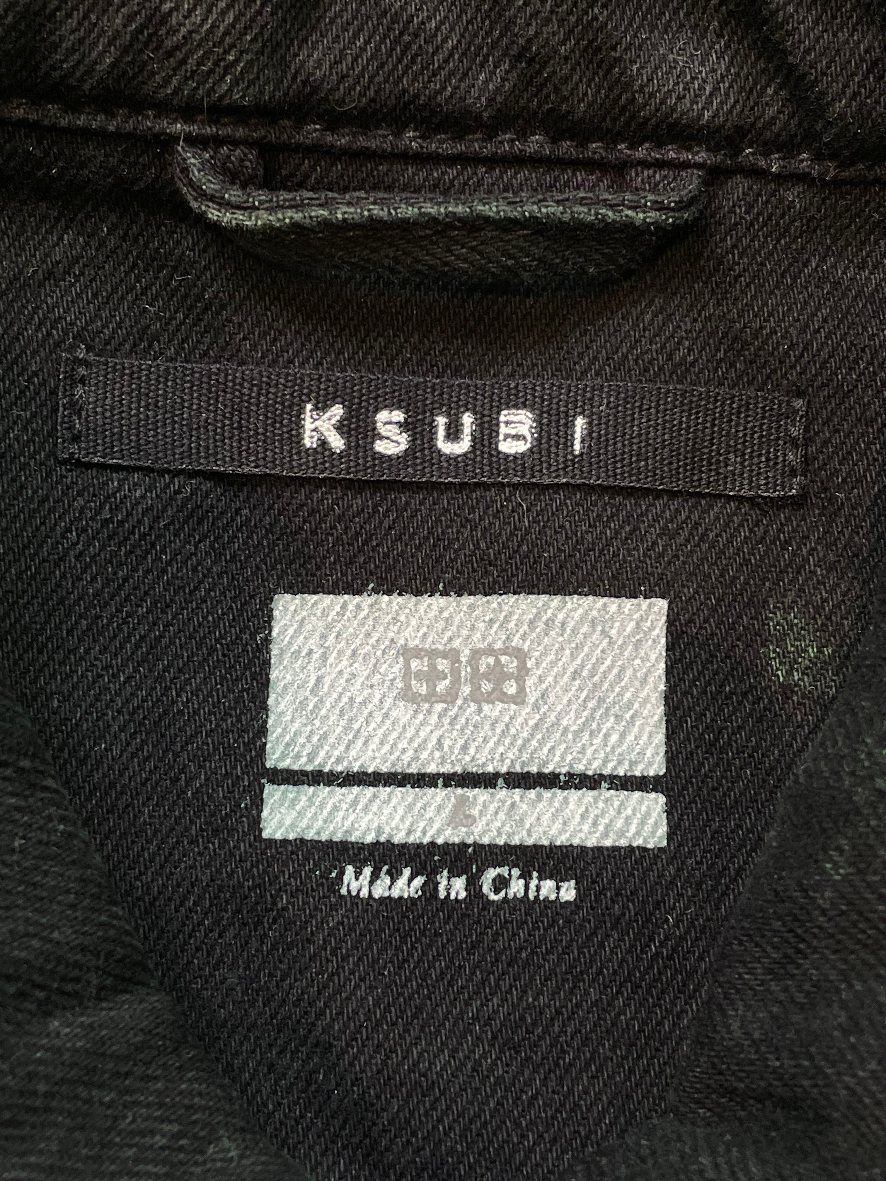 Ksubi Black & Green Jean Jacket