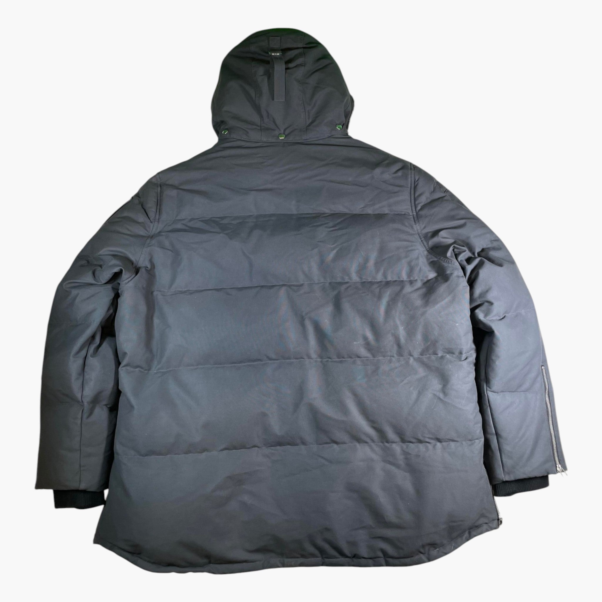 Moose Knuckles Fur 3Q Grey & White Jacket