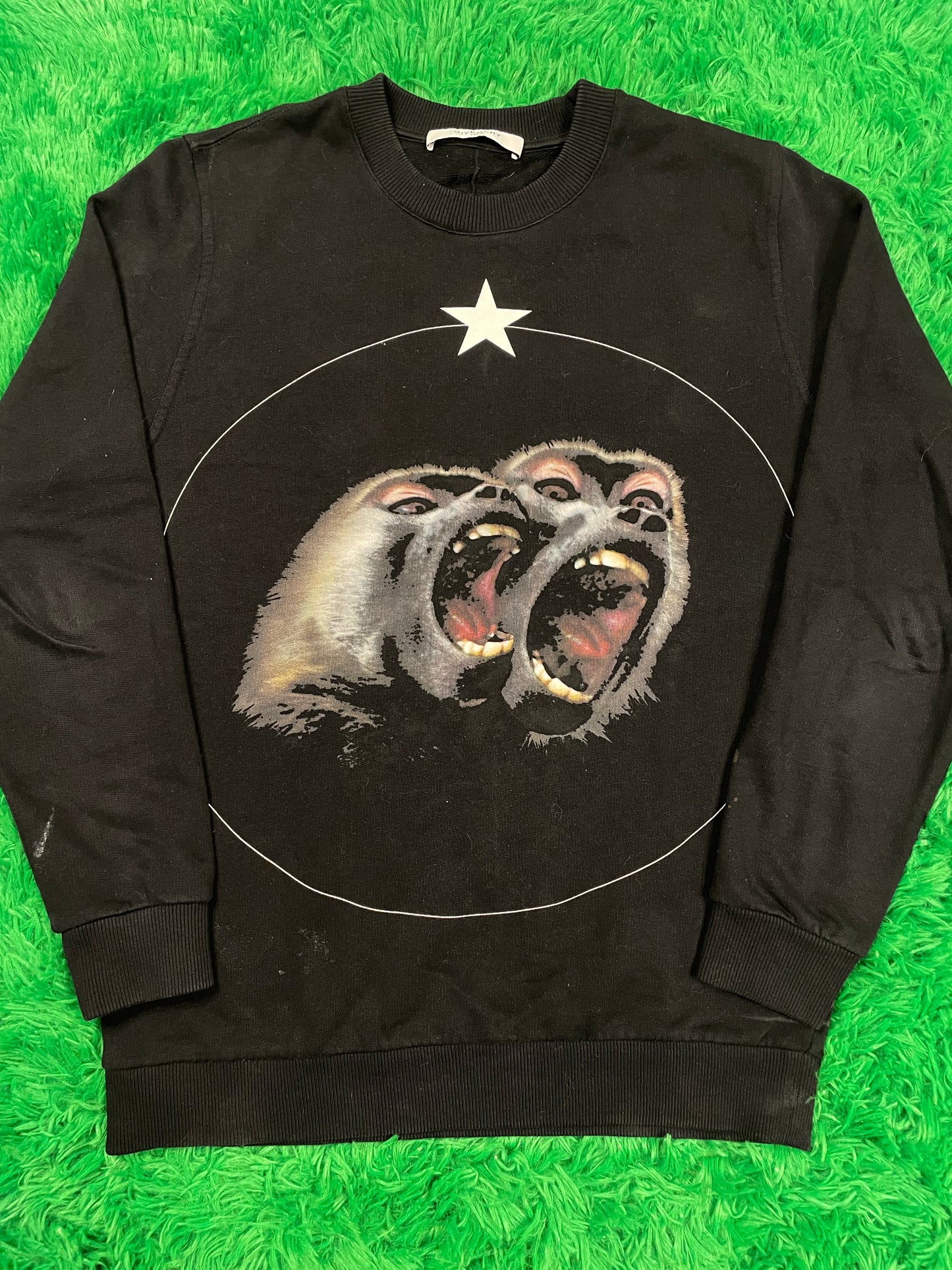 Givenchy Monkey Crewneck Black XS Used