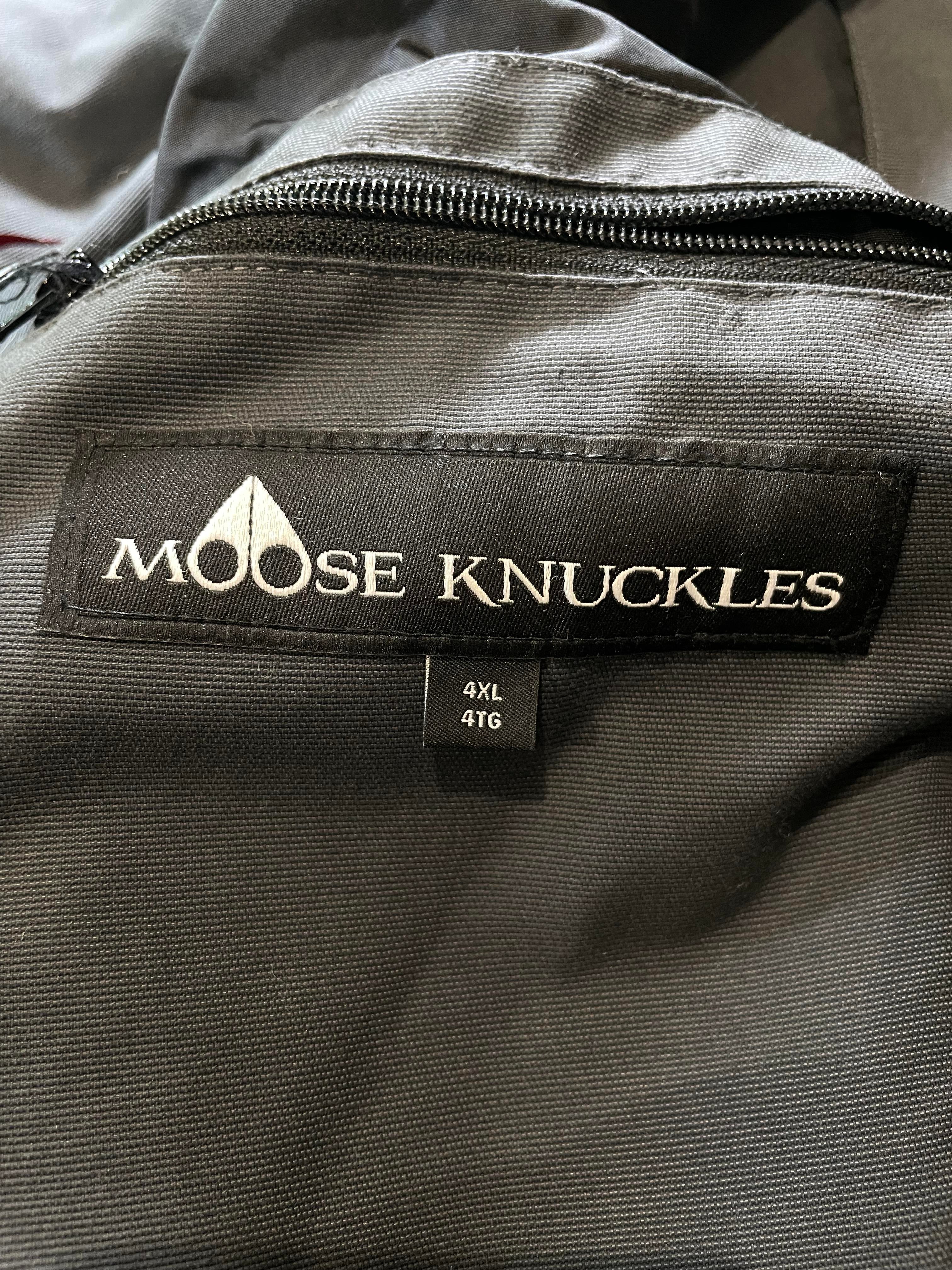 Moose Knuckles Fur 3Q Grey & White Jacket