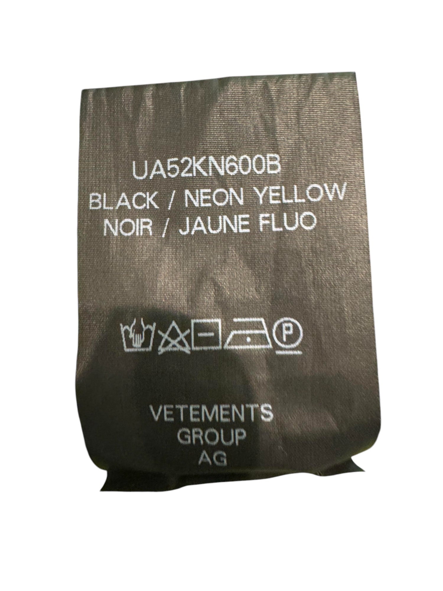 Vetements Black Lime Sweater