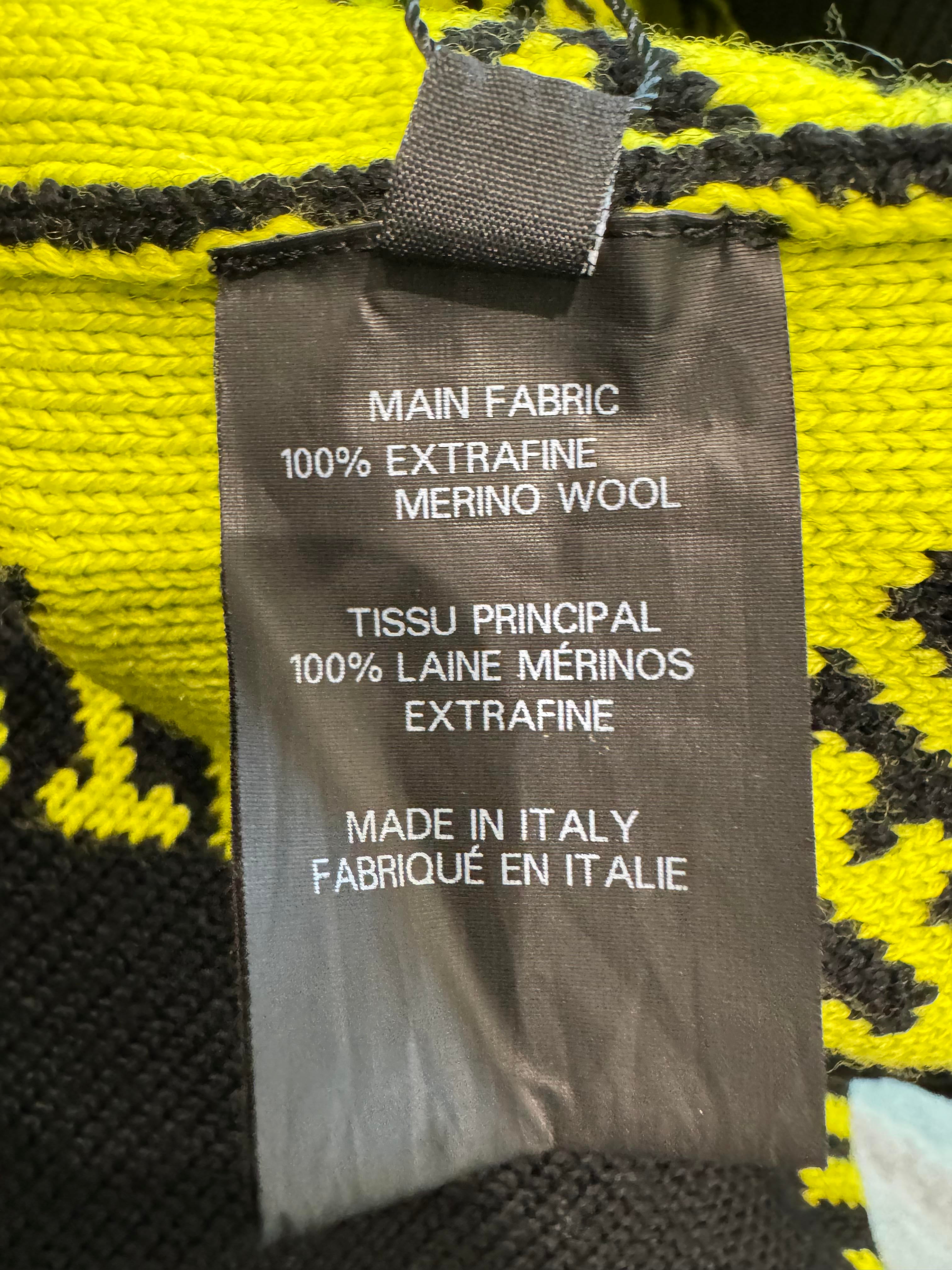 Vetements Black Lime Sweater